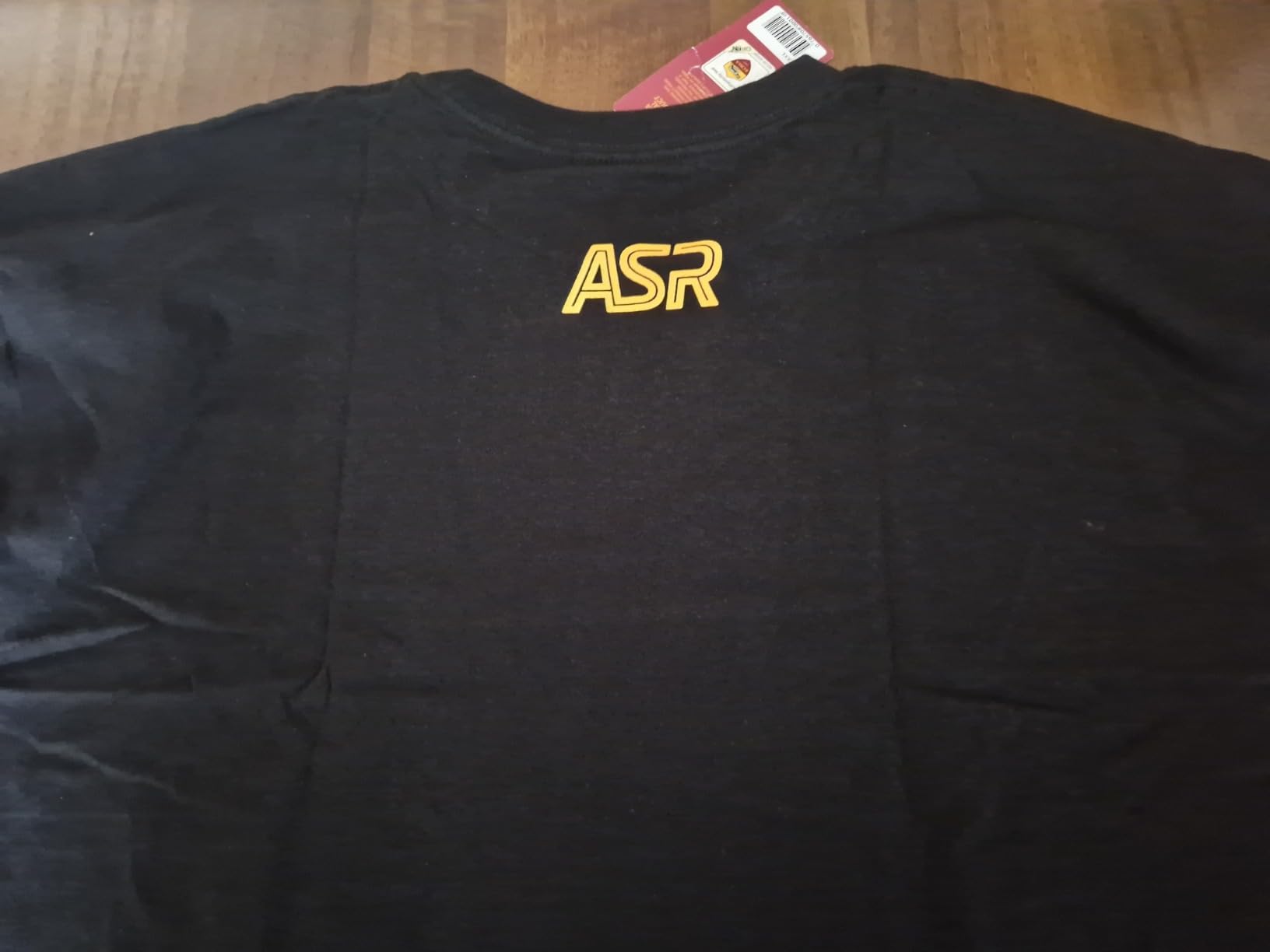 AS Roma T-Shirt Lupa maglietta nera adulto