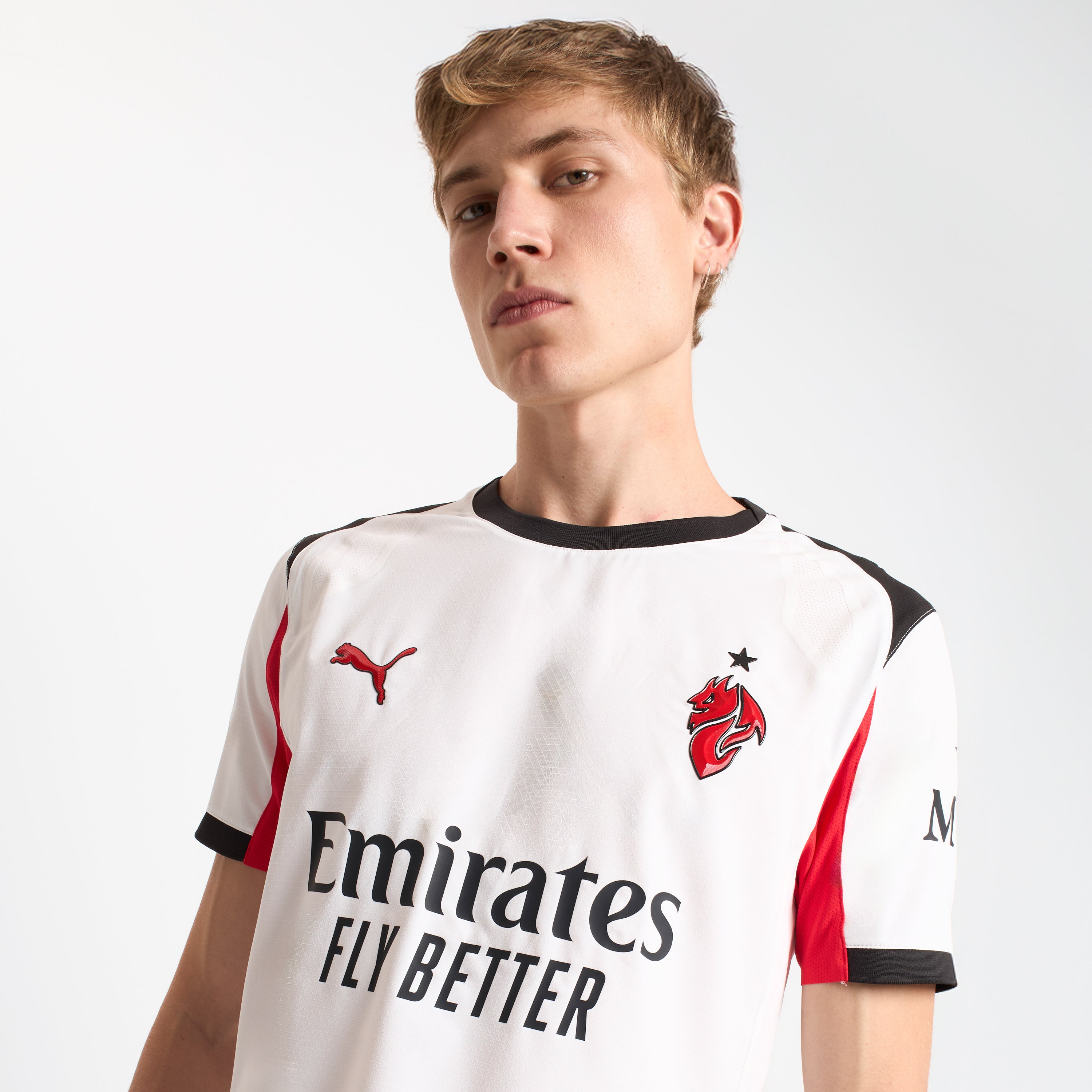 AC Milan Kit Gara Away Authentic 2025/26 maglia uomo leggera