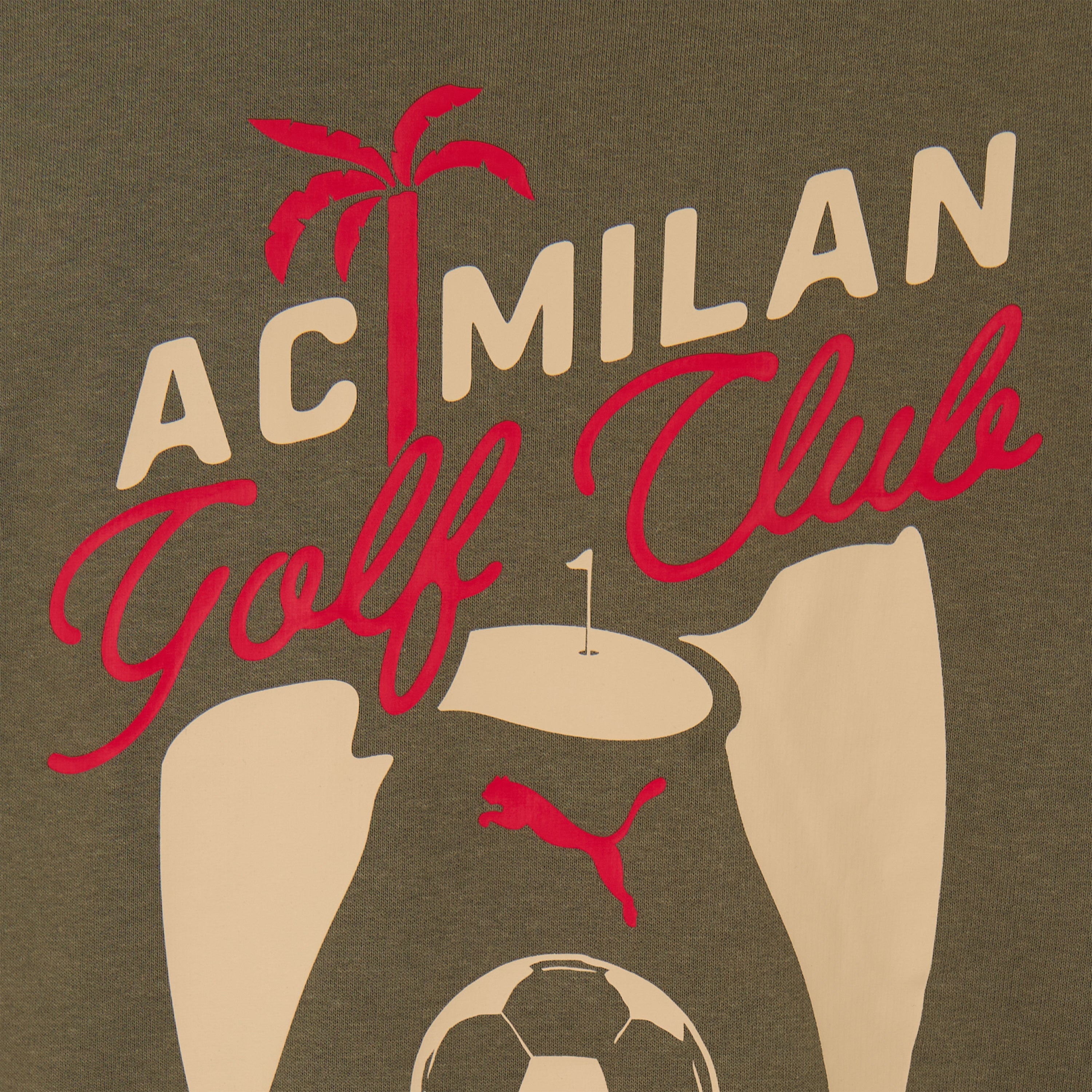 Puma x ACM Golf Club Green Hoodie felpa verde uomo