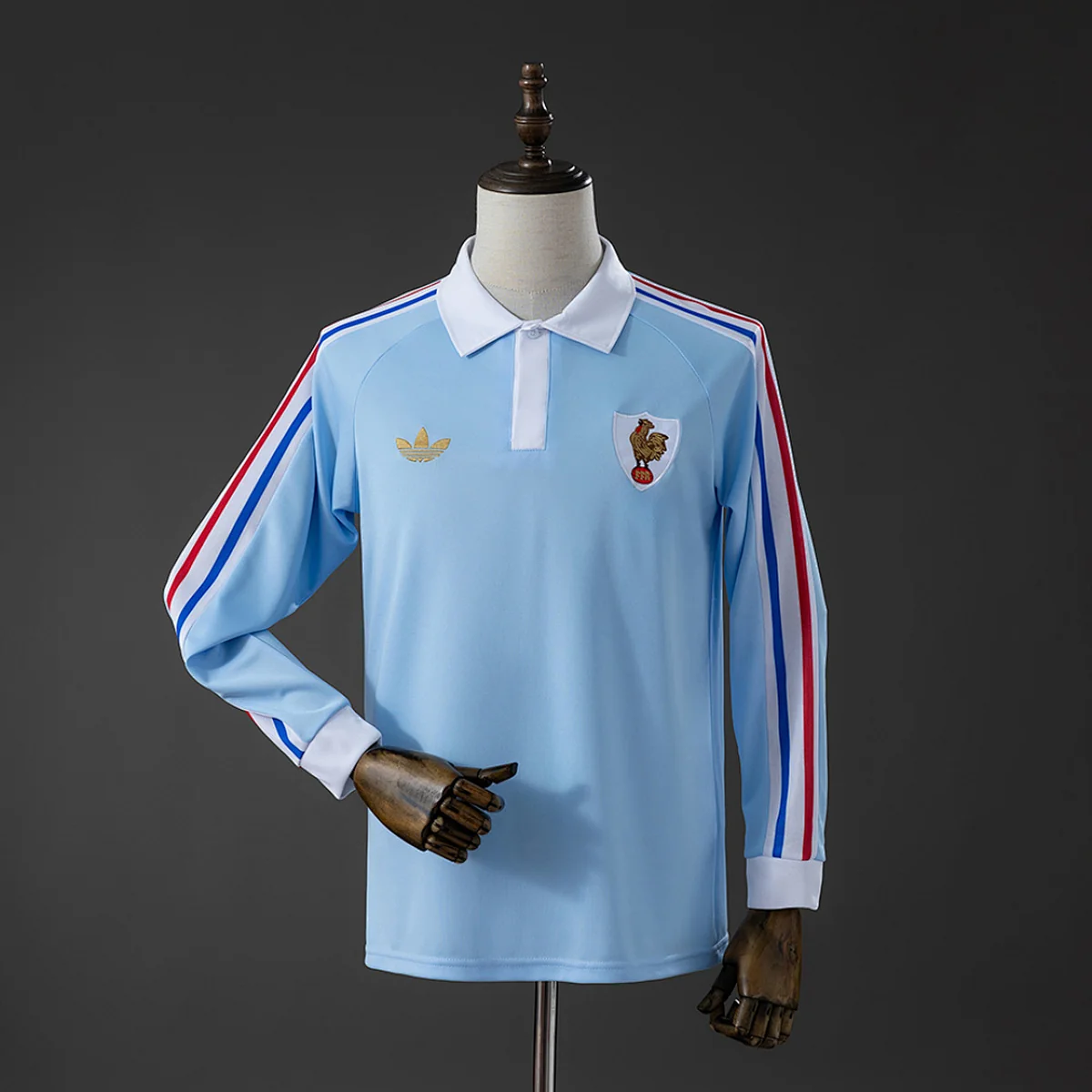 Tifoso Store Francia 2026/27 Maglia Rugby Azzurra Manica Lunga