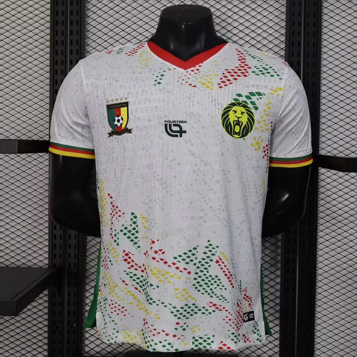 Tifoso Store Camerun 2026/27 maglia trasferta player bianca rombi