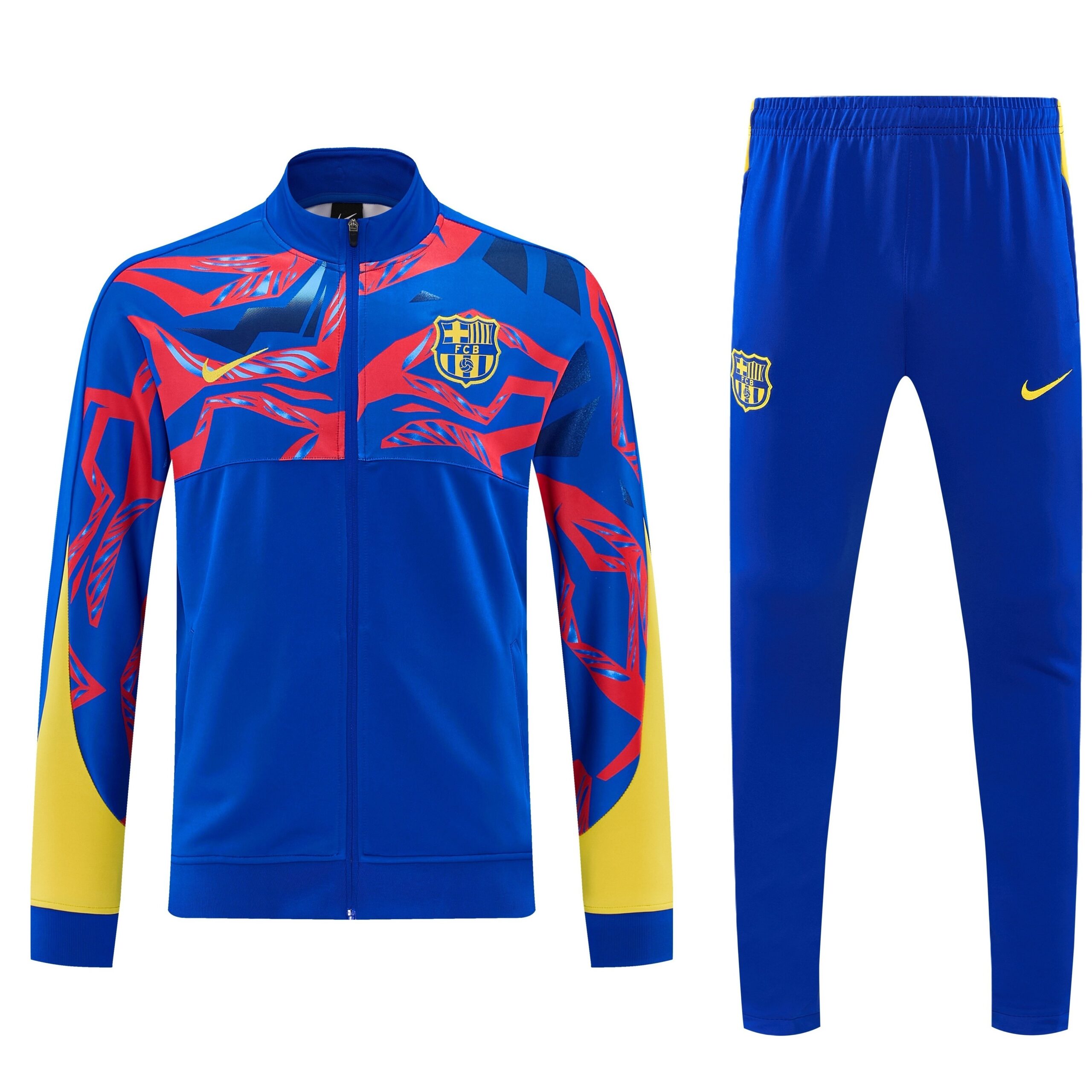 Barcellona 2026/27 tuta full zip blu royal con pantaloni