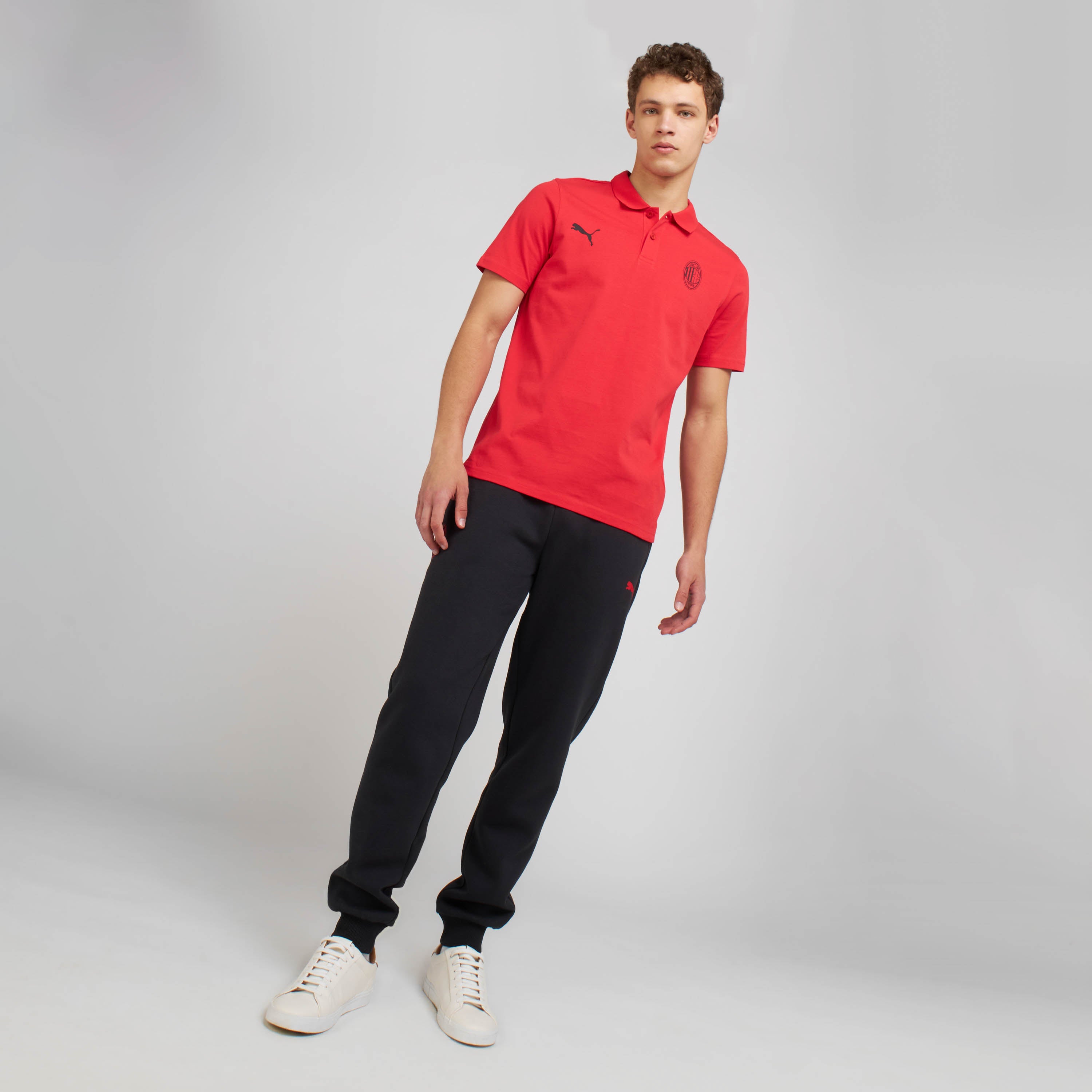 AC Milan Polo Milan Essential Collection polo rossa cotone