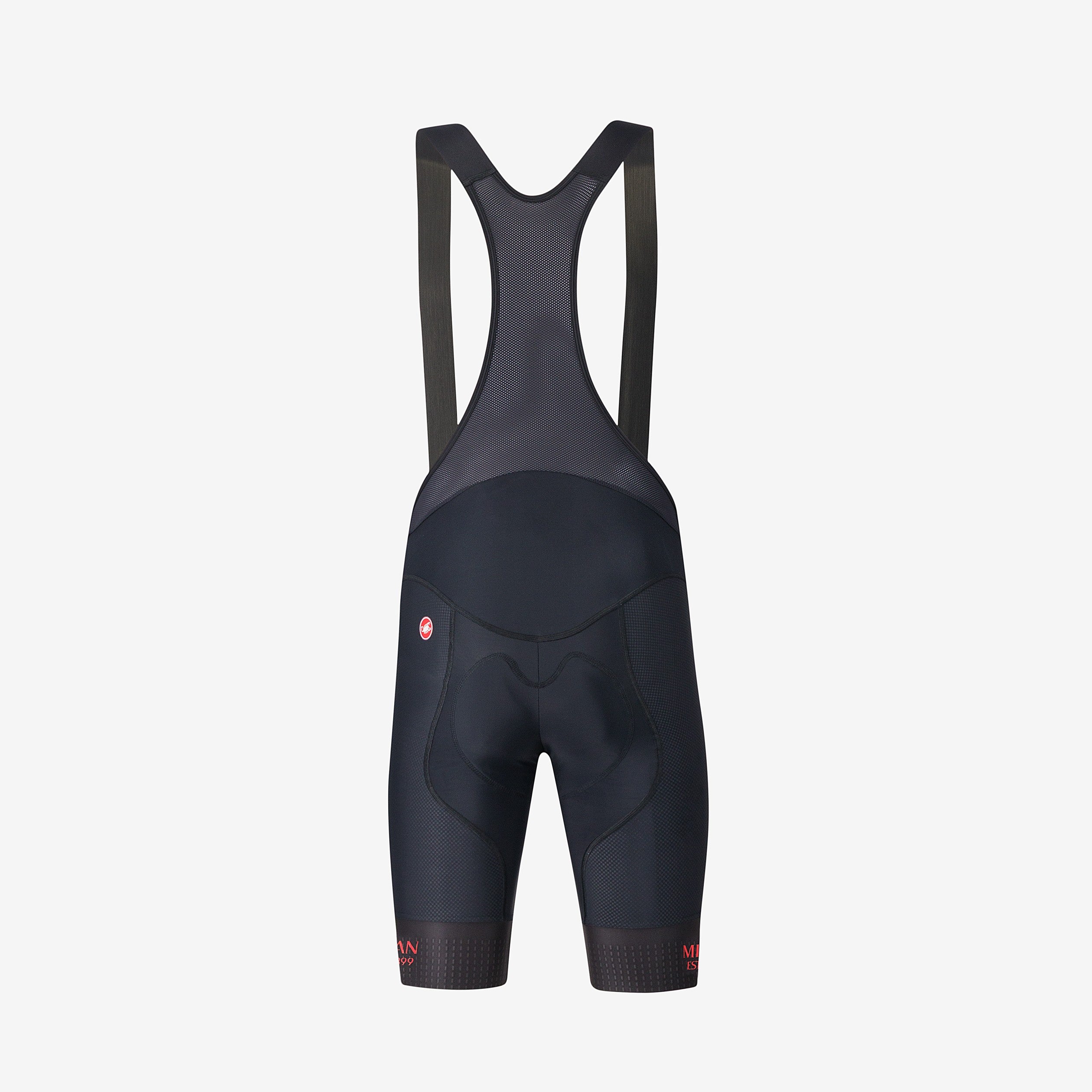 Castelli x AC Milan bibshorts bici fondello KISS Air2