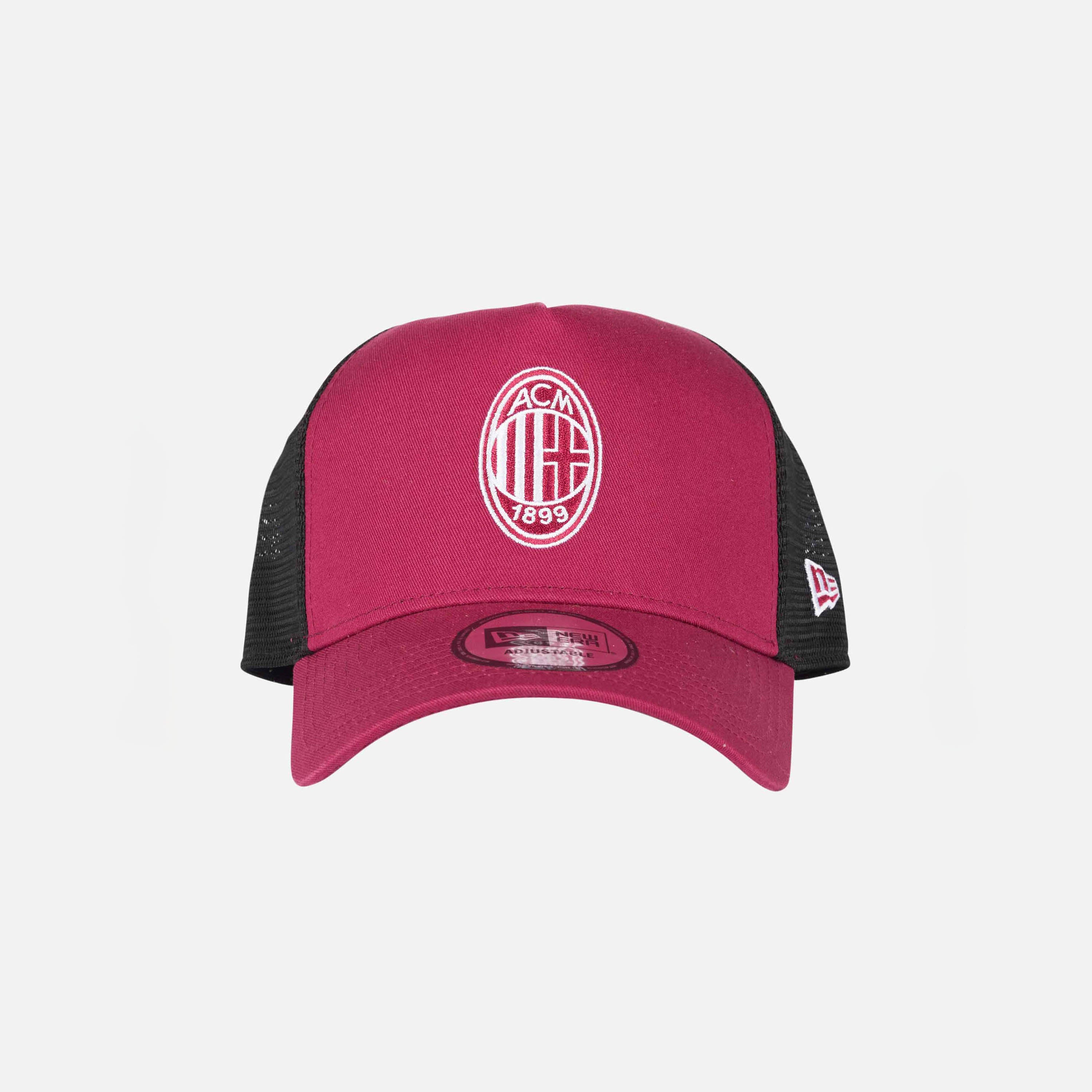AC Milan New Era Trucker Cappello Fucsia One Size Rete