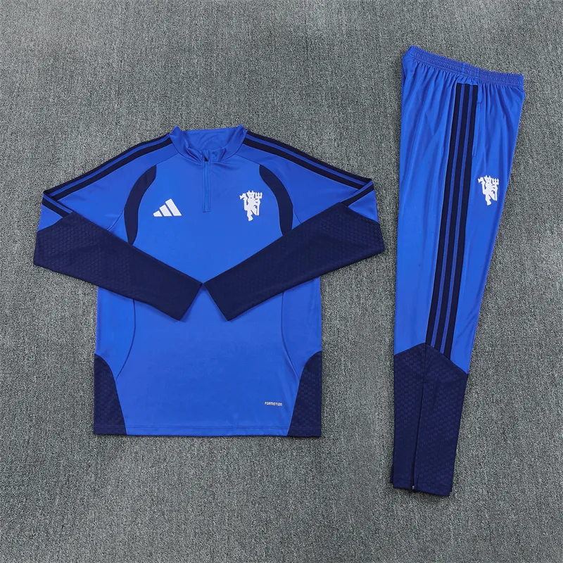 Tifoso Store Manchester United 2026/27 tuta blu reale zip