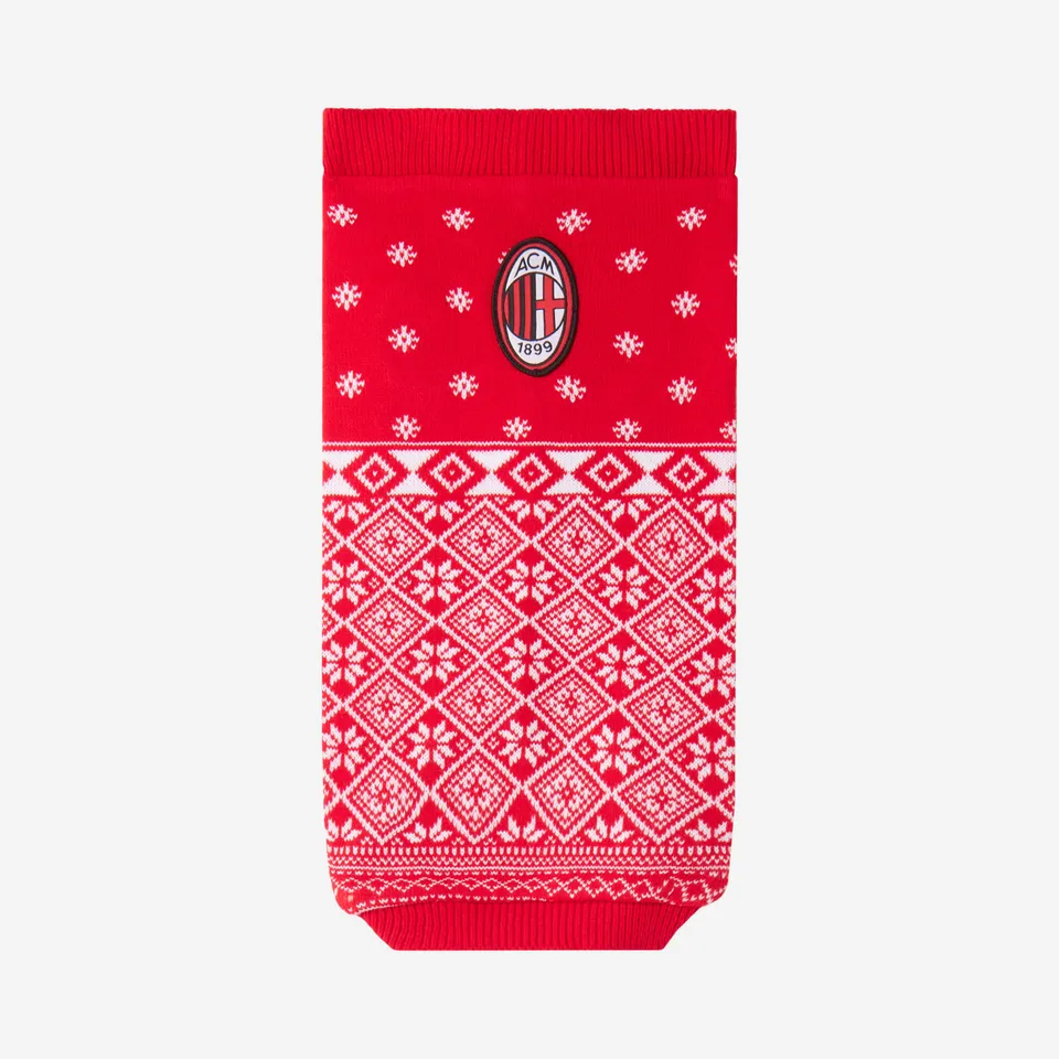 AC Milan Christmas Maglione Cane Natalizio Rossonero S M L