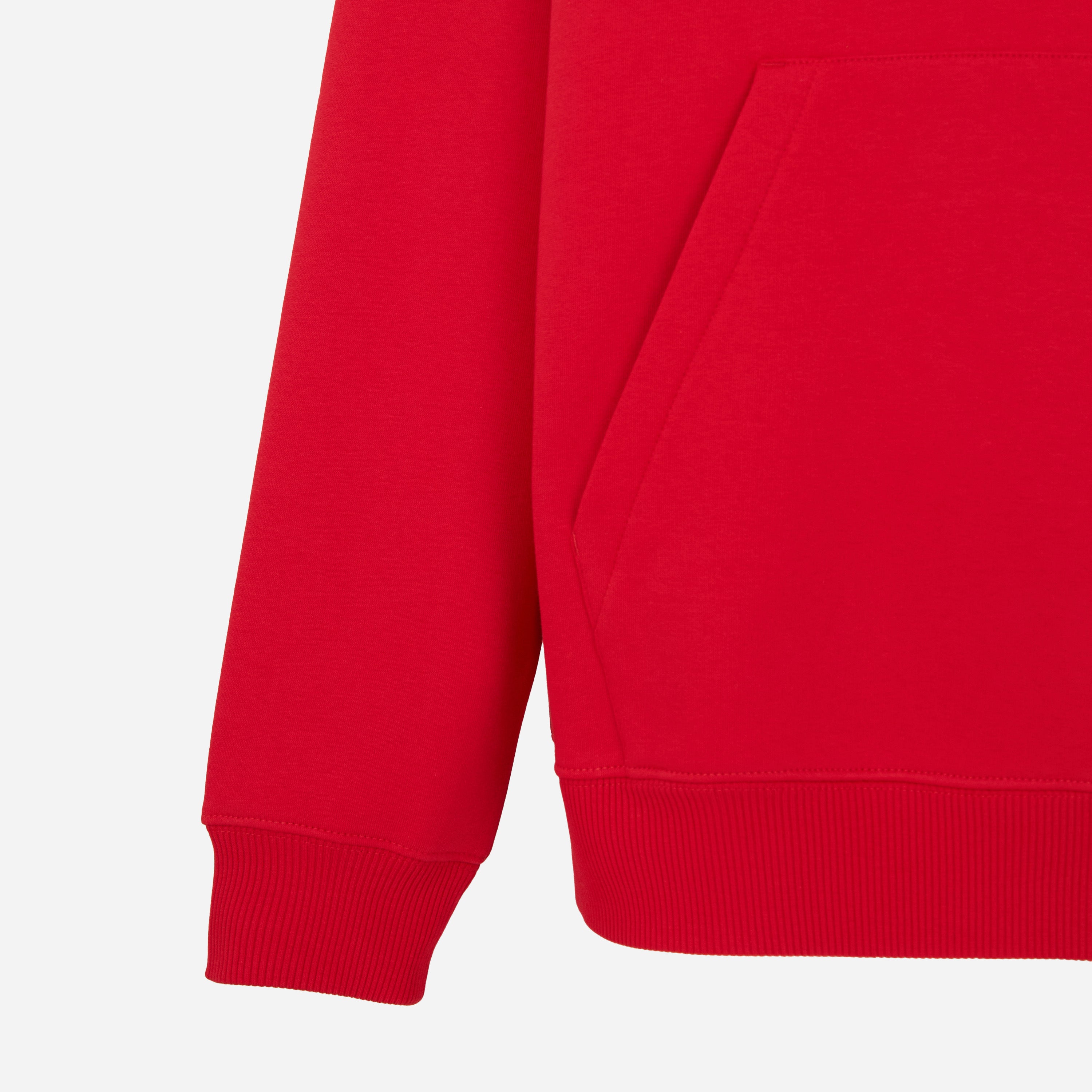 AC Milan Essential Hoodie felpa uomo rossa cappuccio