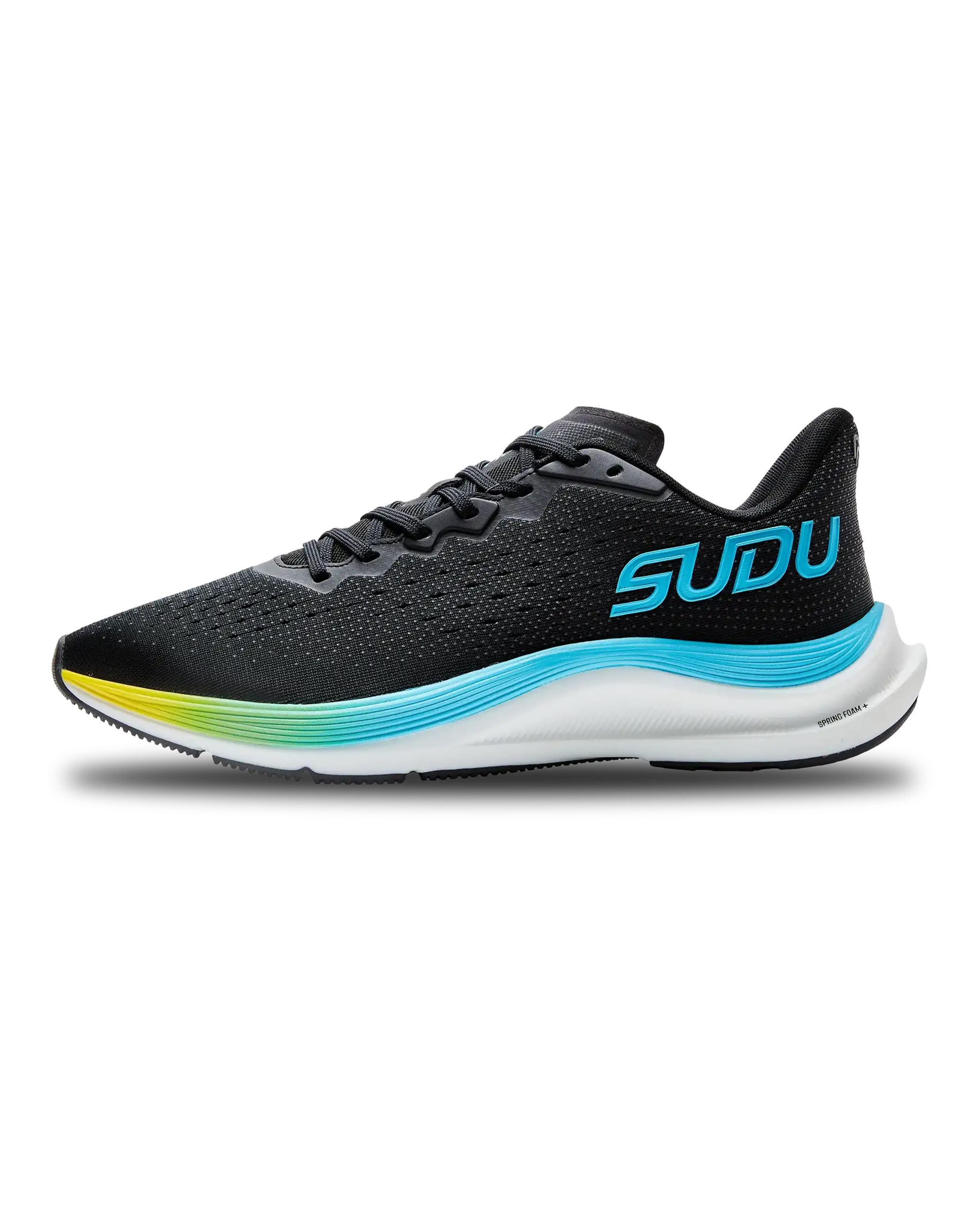 Wales SUDU SRM 01 scarpe running nero azzurro UK 8