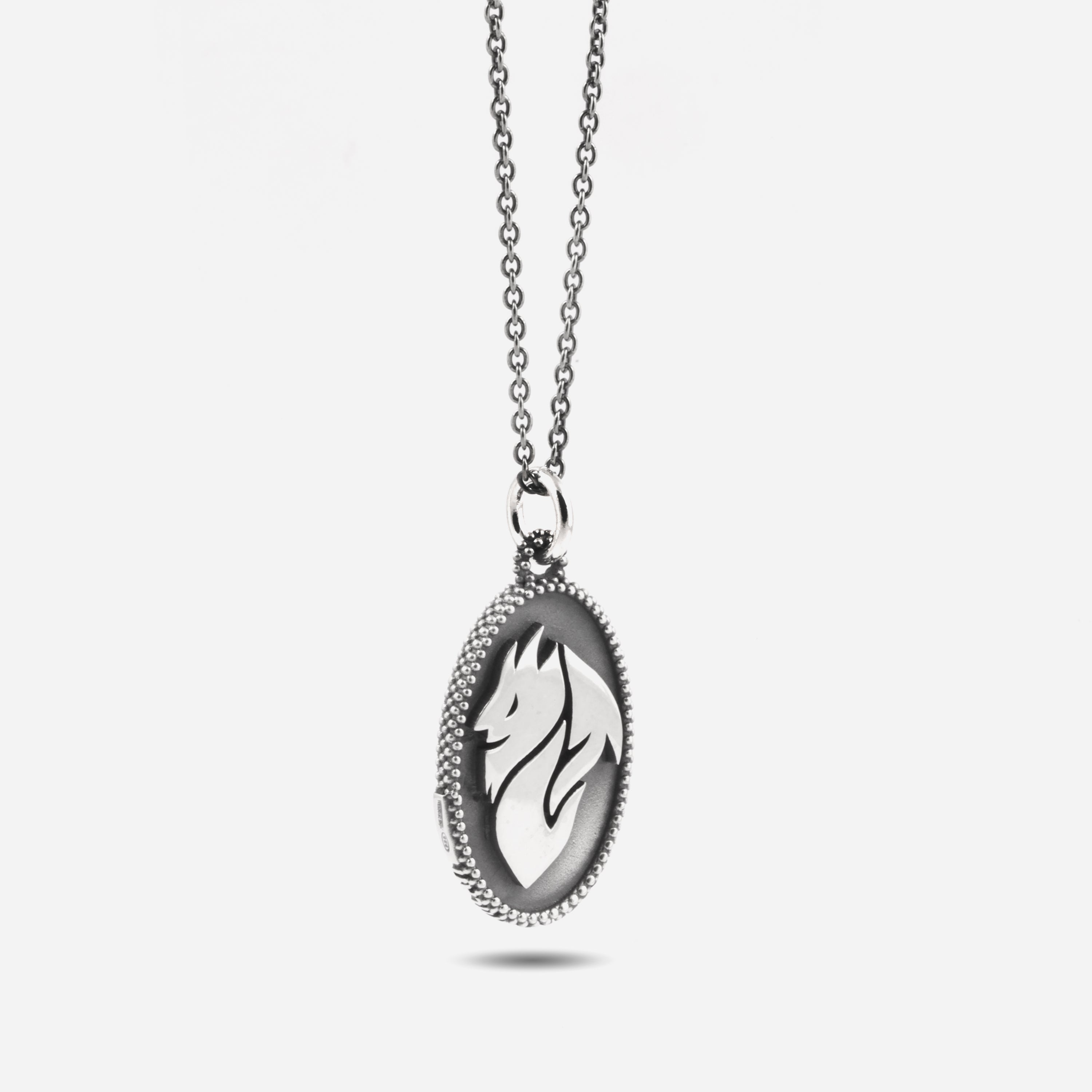 Nove25 x Milan collana argento logo silver