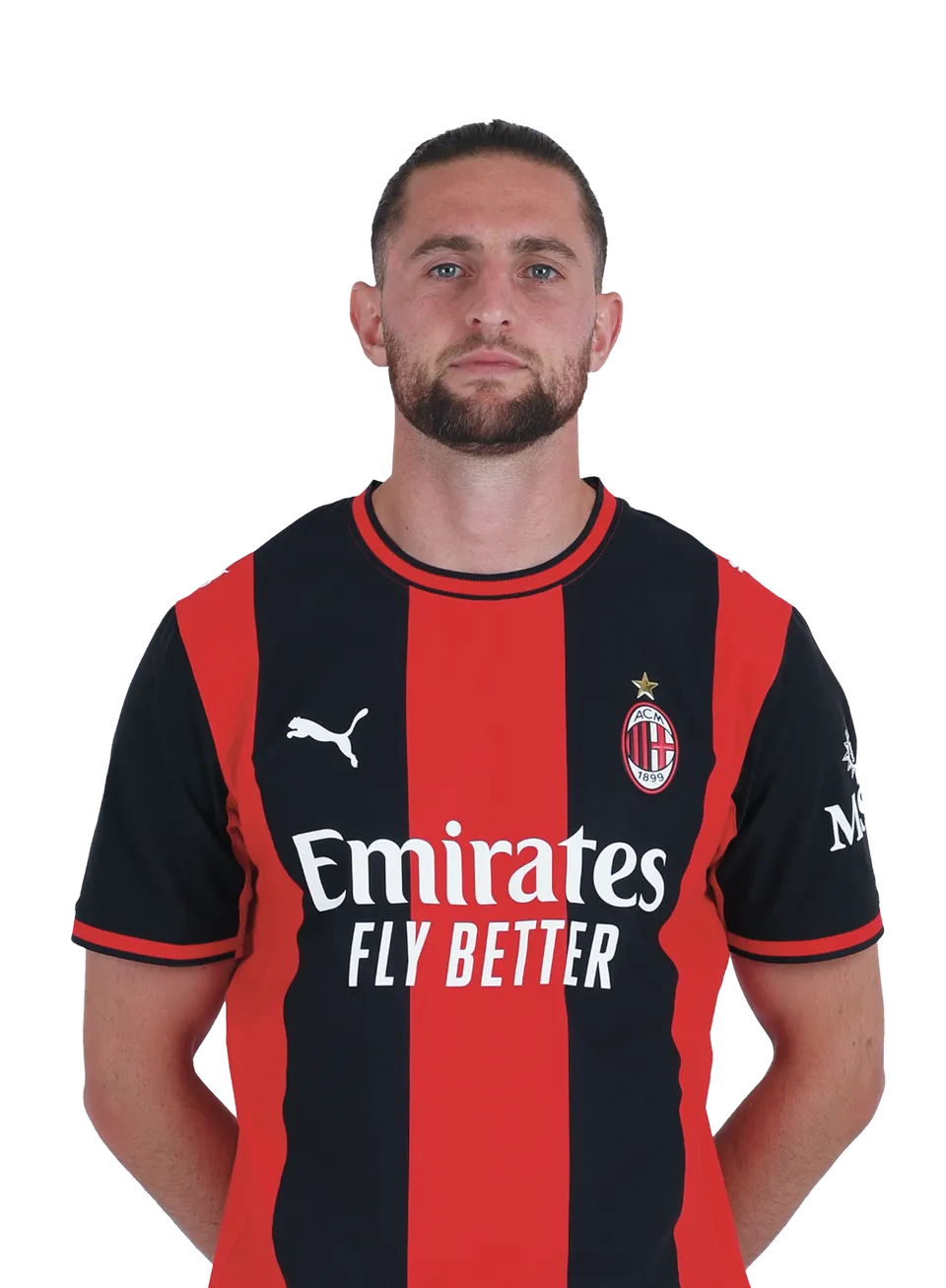 AC Milan Kit Gara Milan maglia Rabiot 12 uomo rossonera