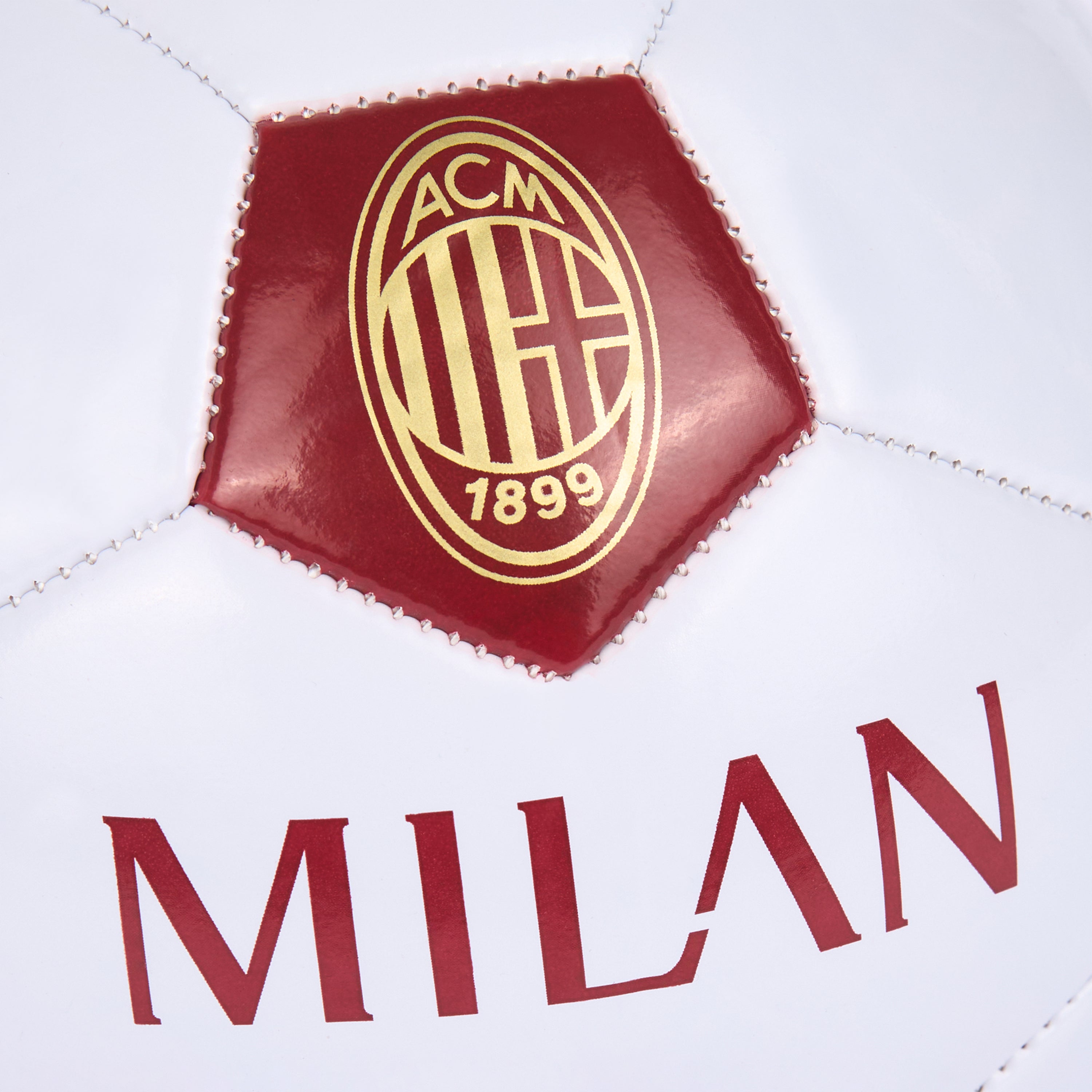 AC Milan Retro Mini Ball pallone taglia 1 bianco rosso