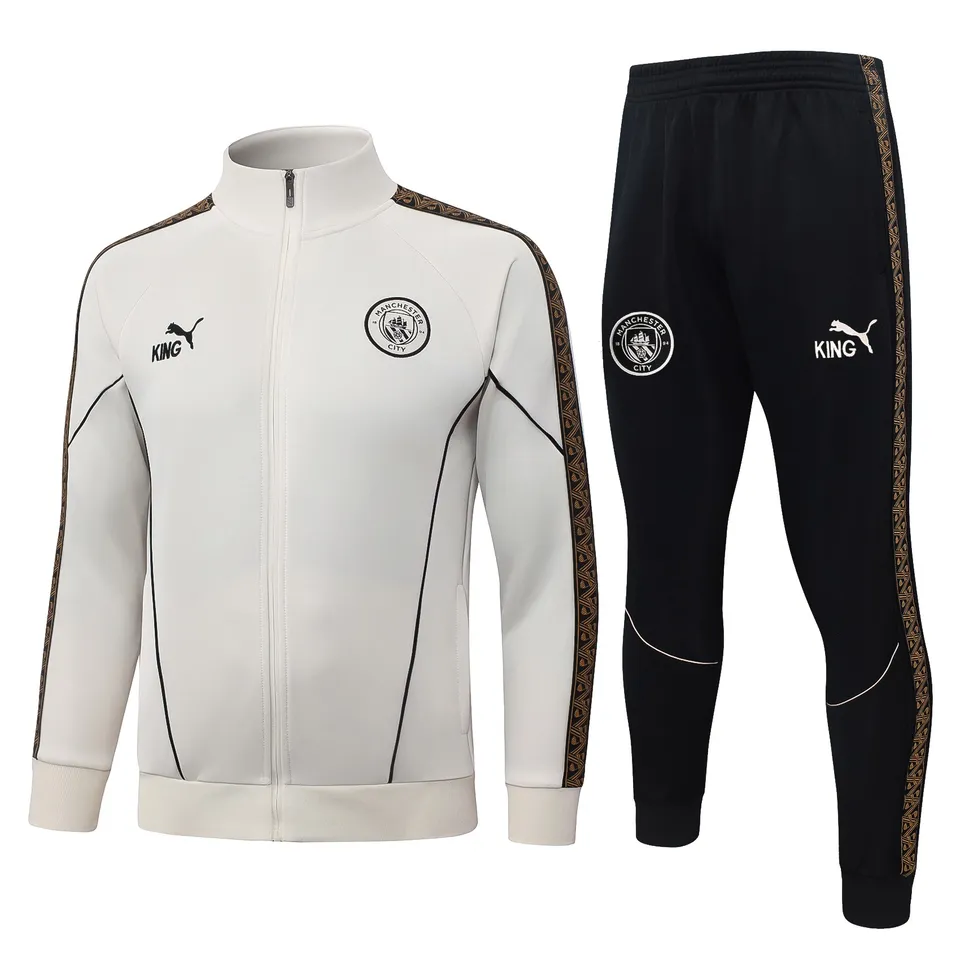 Tifoso Store Tute Sportive Tuta Manchester City 2026/27 Crema Zip