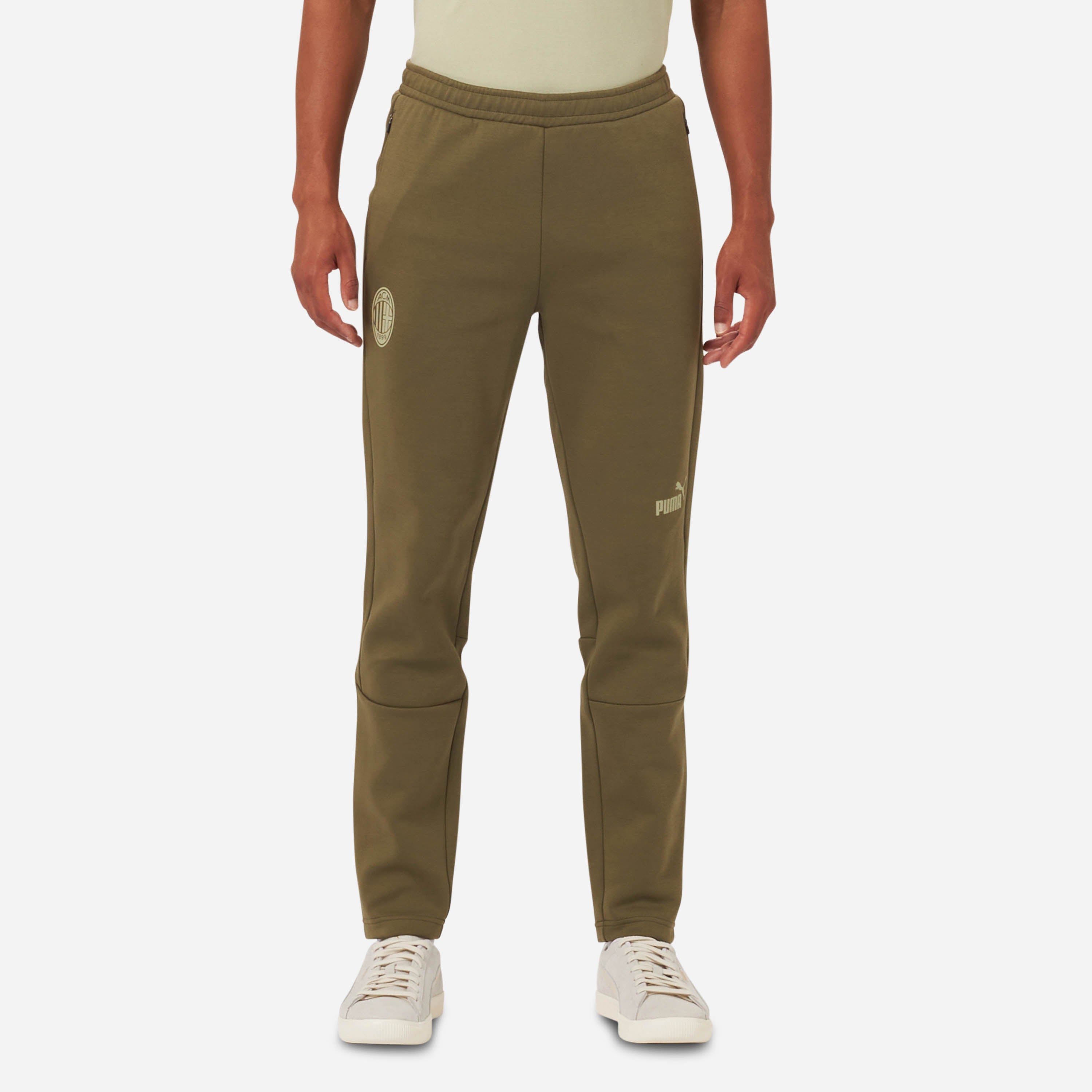 AC Milan Casuals 2022/23 Pantaloni Tuta Uomo Cotone Tasche Zip