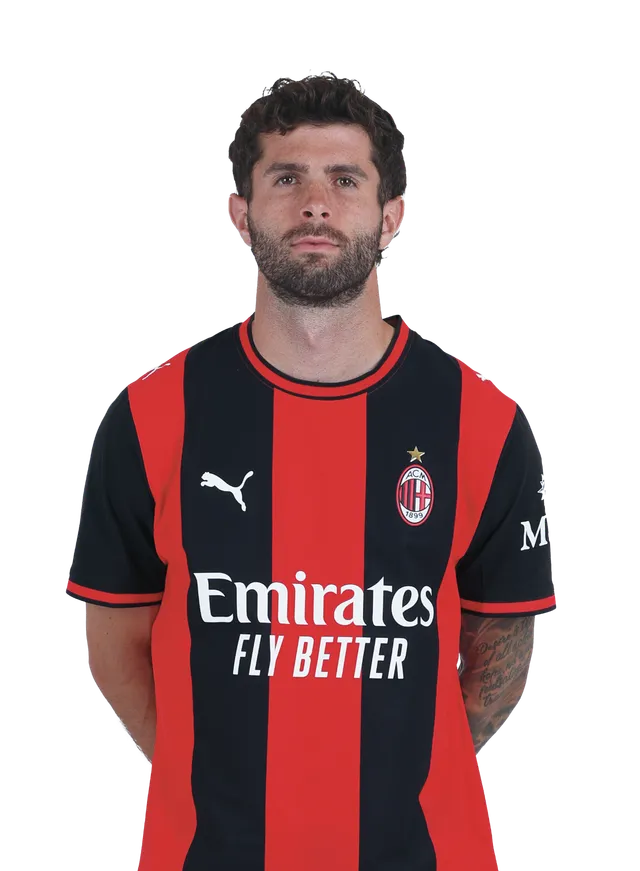 AC Milan Home Authentic 2023/24 Maglia Pulisic 11 Uomo