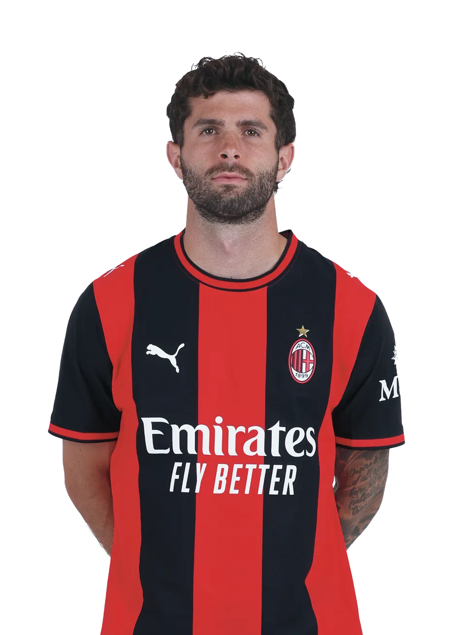 AC Milan Home Authentic 2023/24 Maglia Pulisic 11 Uomo