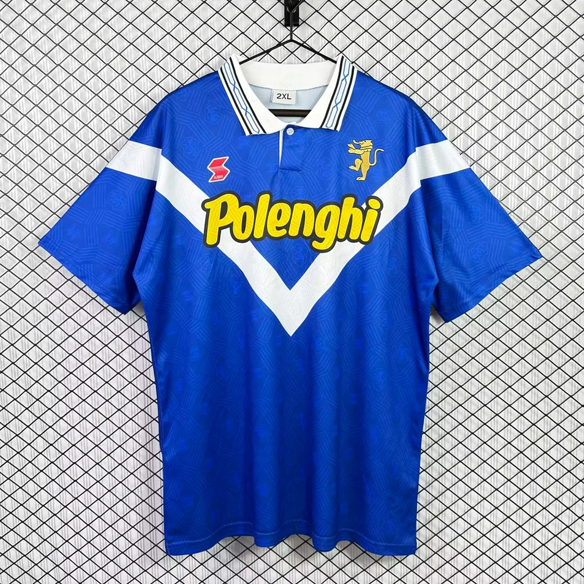 Tifoso Store Brescia 1995/96 maglia calcio azzurra V bianca