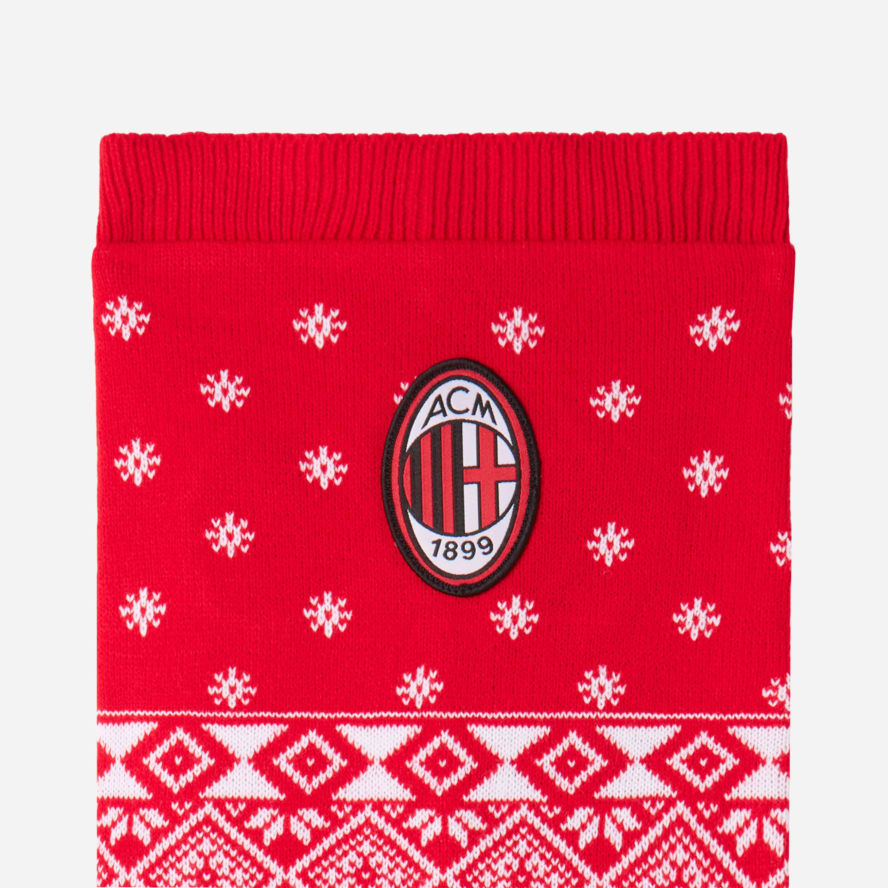 AC Milan Christmas Maglione Cane Natalizio Rossonero S M L