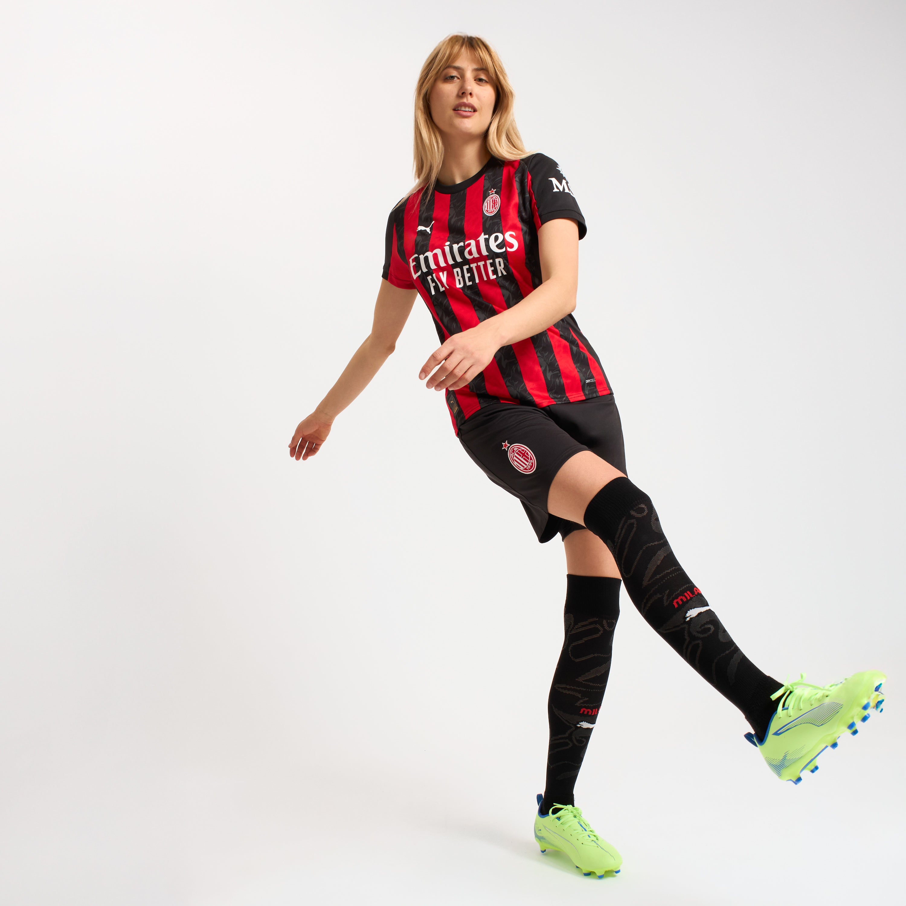 AC Milan Kit Gara Home 2025/26 maglia donna rossonera M