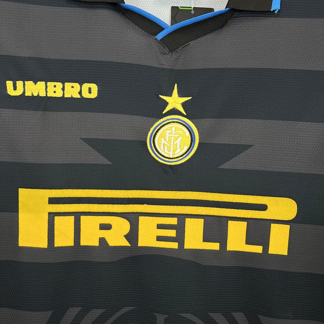 Inter 1997/98 Terza maglia third retro nerazzurra taglie S-XXL