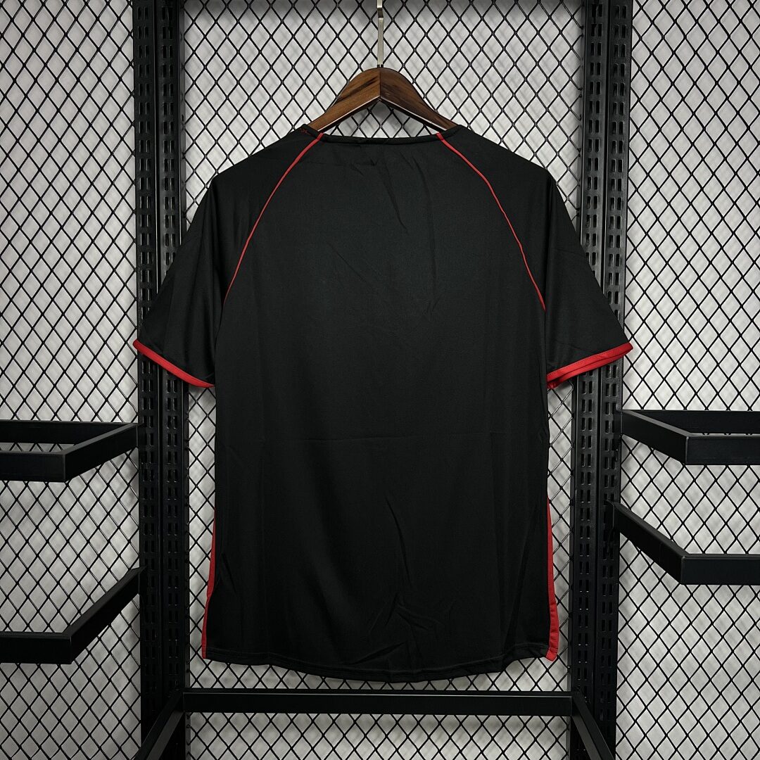 Sunderland 2005/06 seconda maglia calcio nera retro