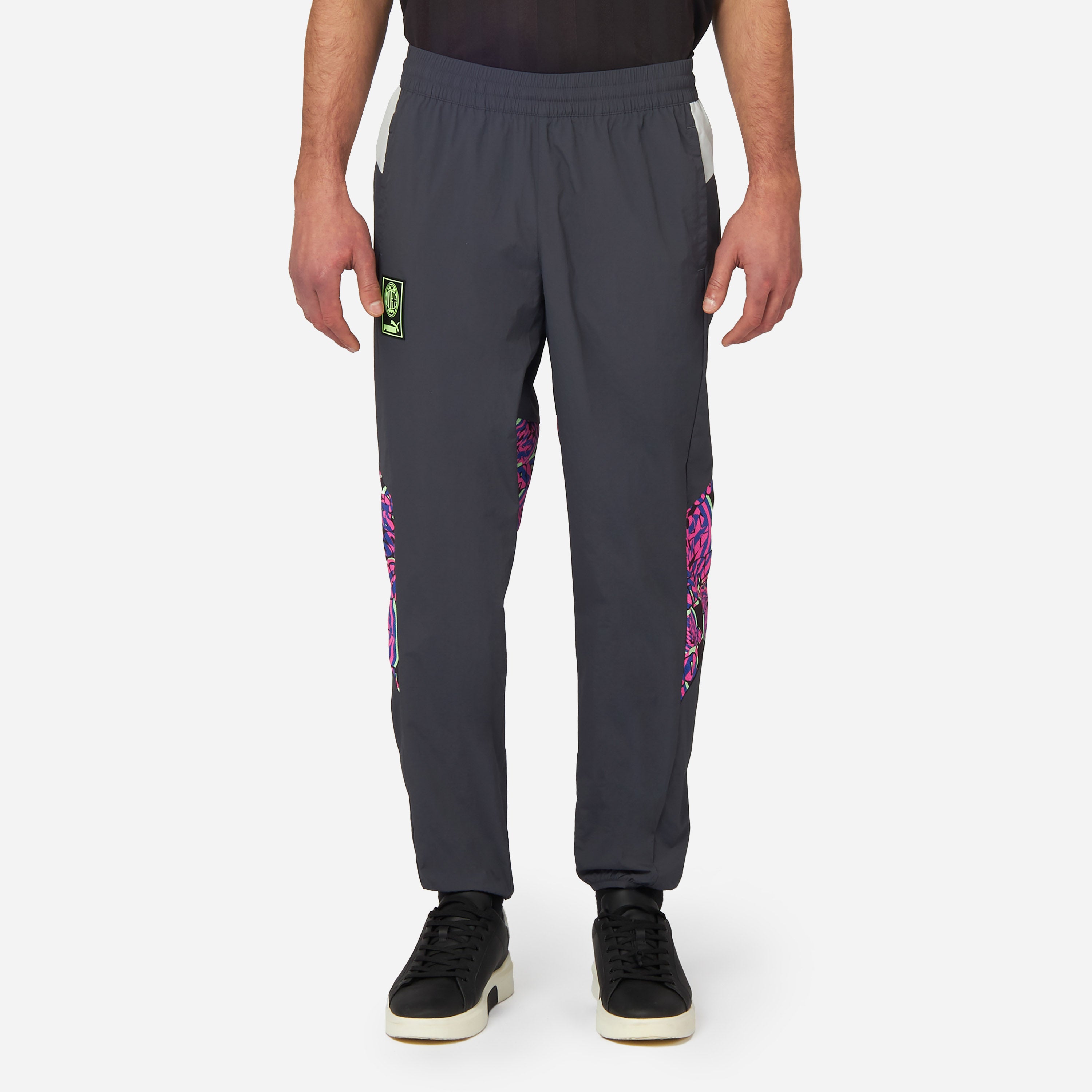 AC Milan NRGY pantaloni tuta blu rosa con tasche