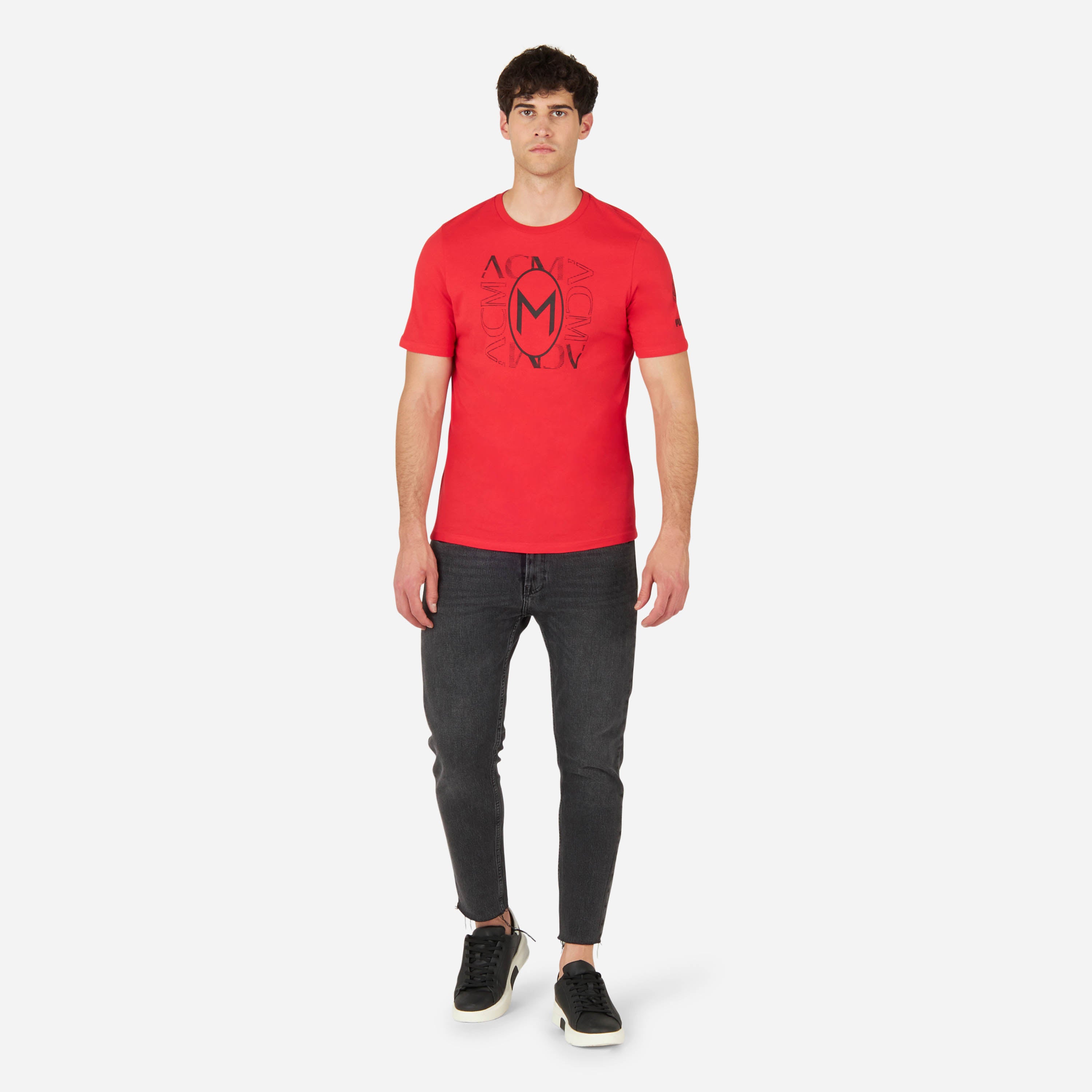 AC Milan Magliette T-Shirt Football Core Grafica uomo