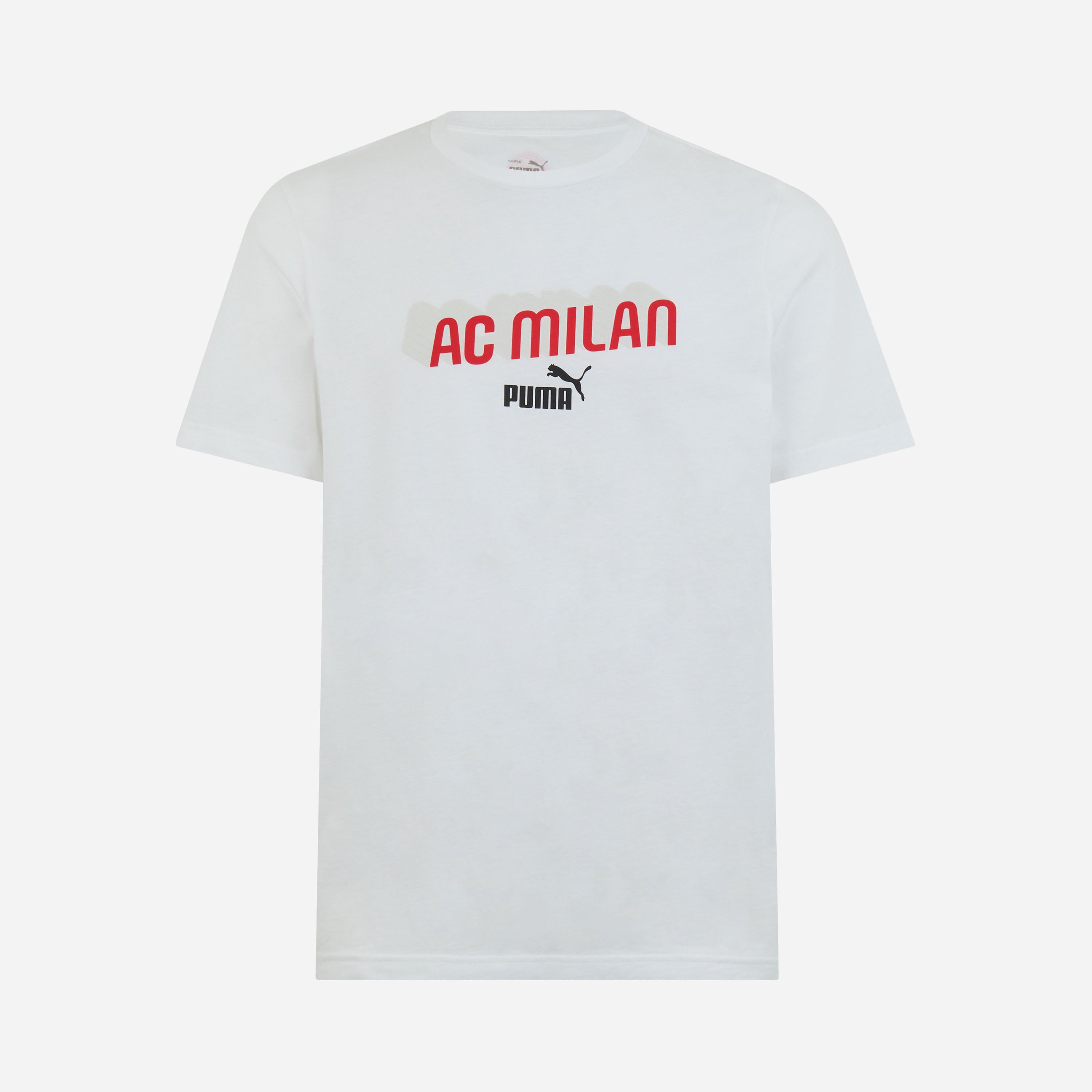 AC Milan Culture maglietta bianca uomo manica corta girocollo
