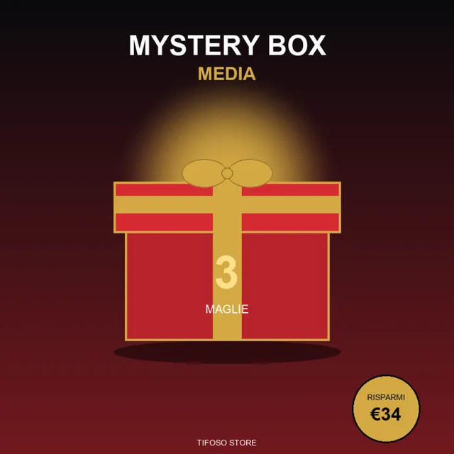 Mystery Box Media 3 Maglie Sorpresa Top Europa Fan