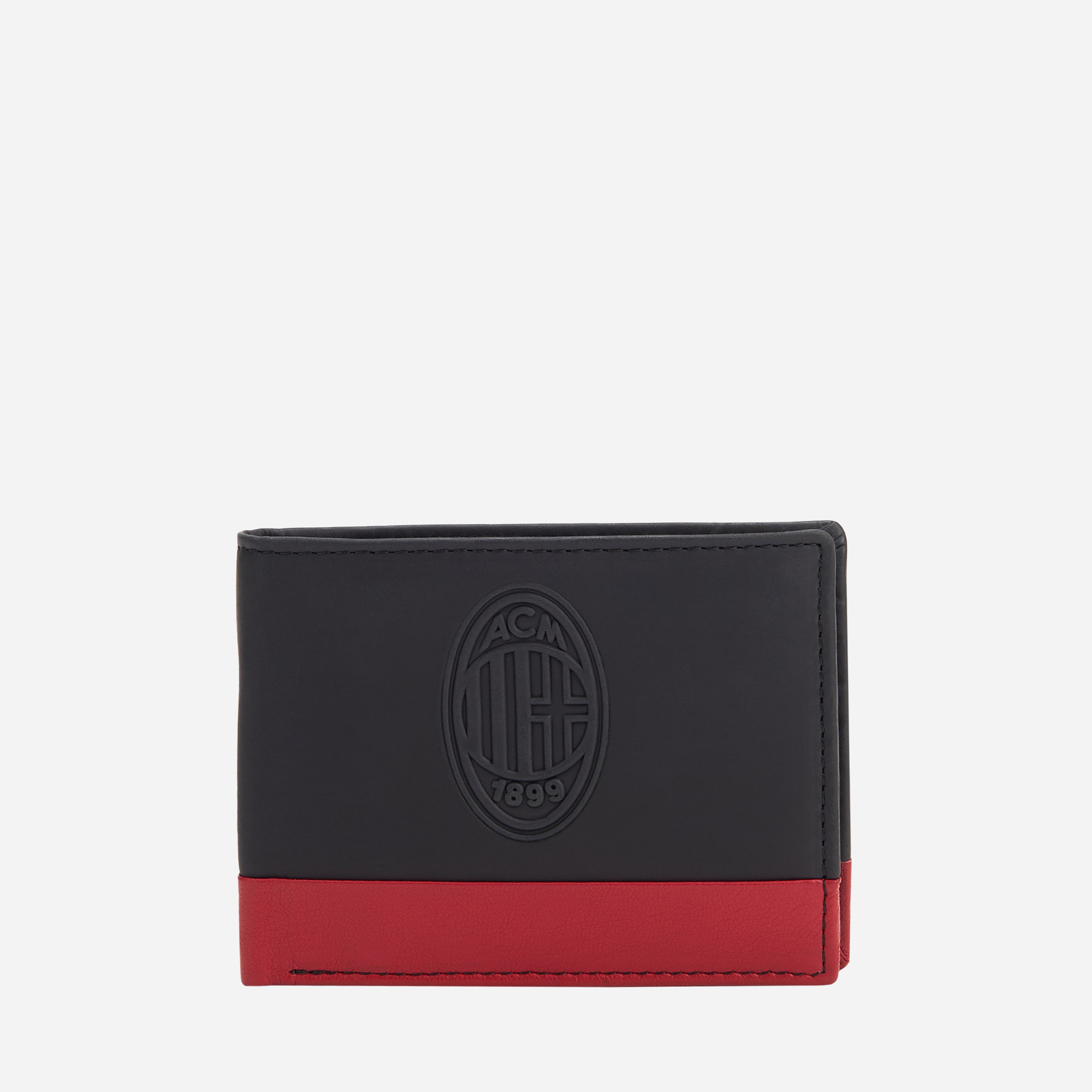 AC Milan Accessori portafoglio pelle nero taglia unica