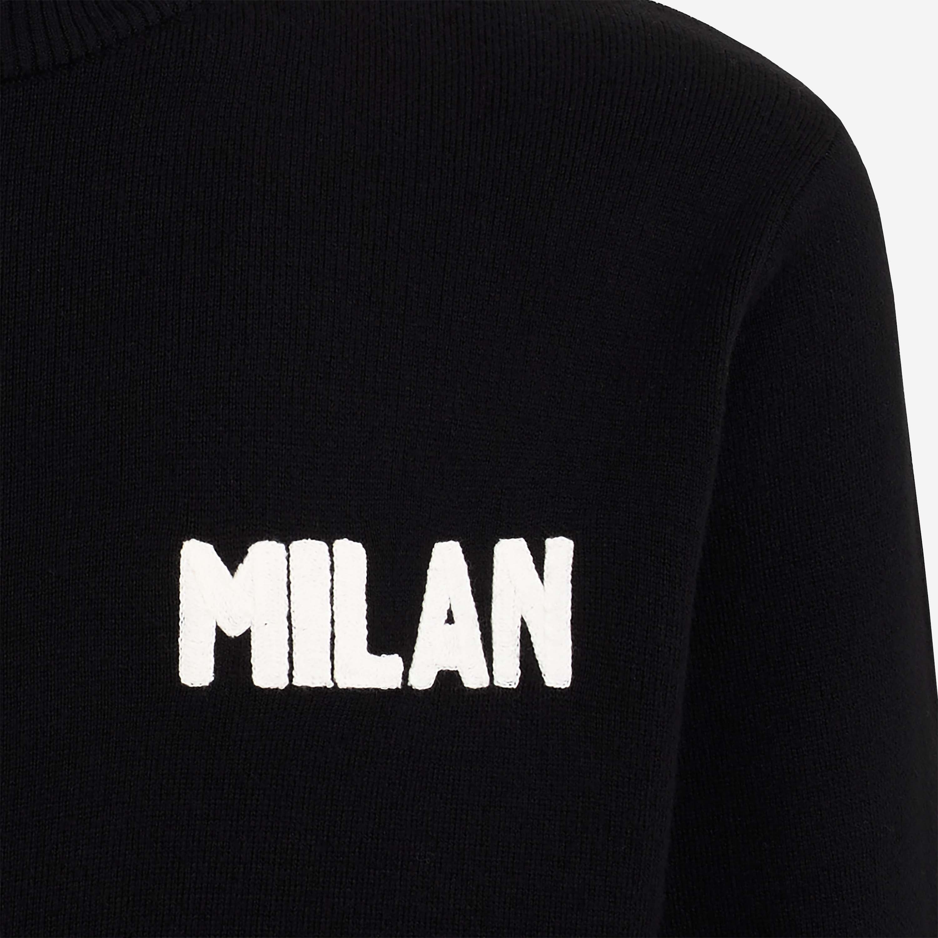 AC Milan 60S Giacca Nera Uomo Regular Fit