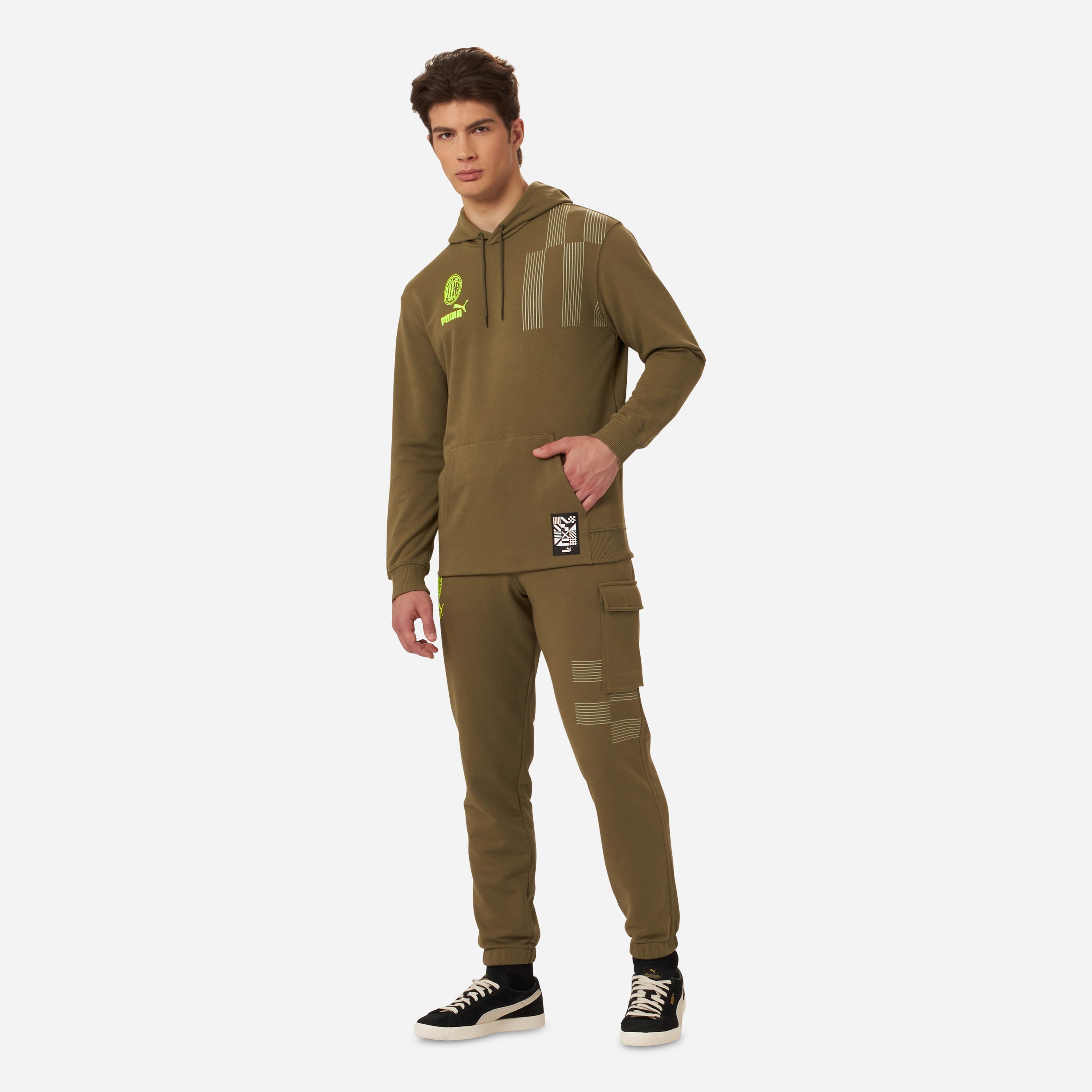Milan Cargo pantaloni tuta uomo cotone taglia M