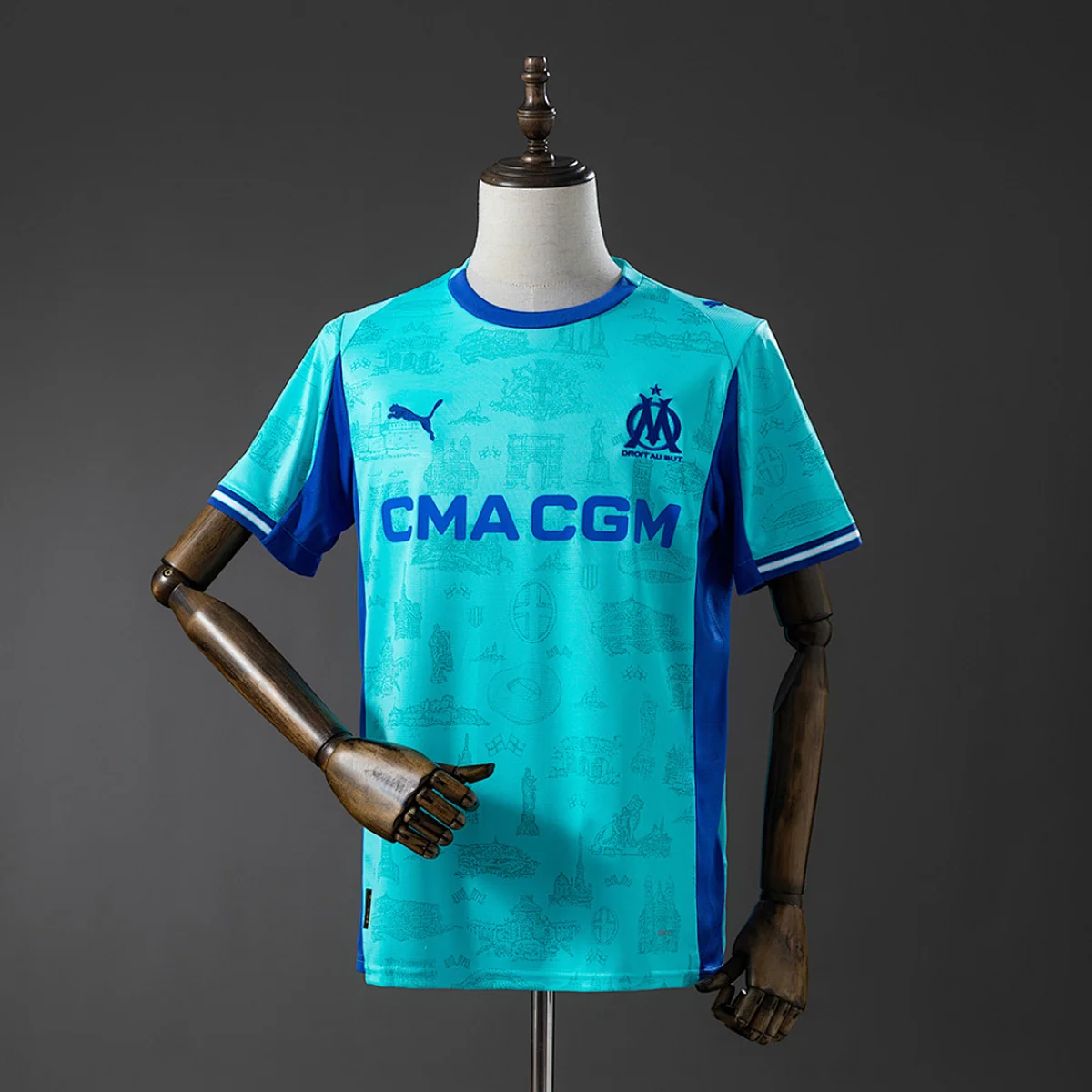 Marsiglia 2026/27 Maglia calcio special turchese S-4XL
