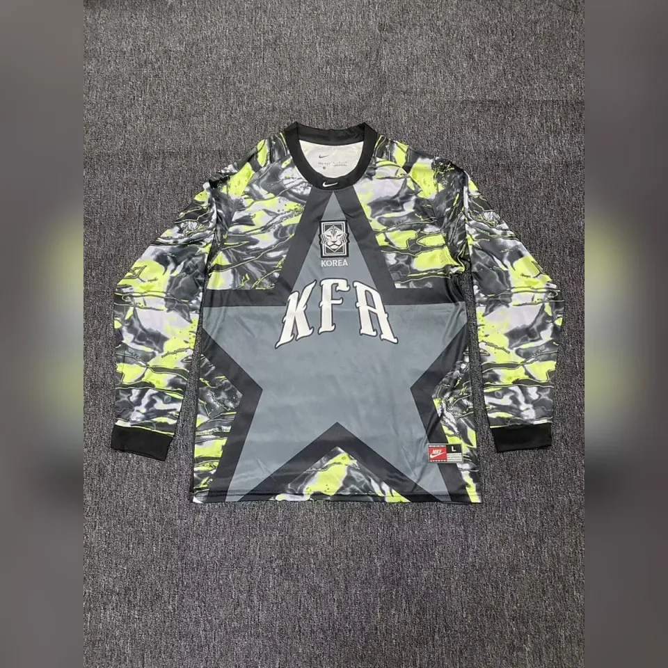 Corea del Sud Camouflage 2026/27 maglia manica lunga grigia