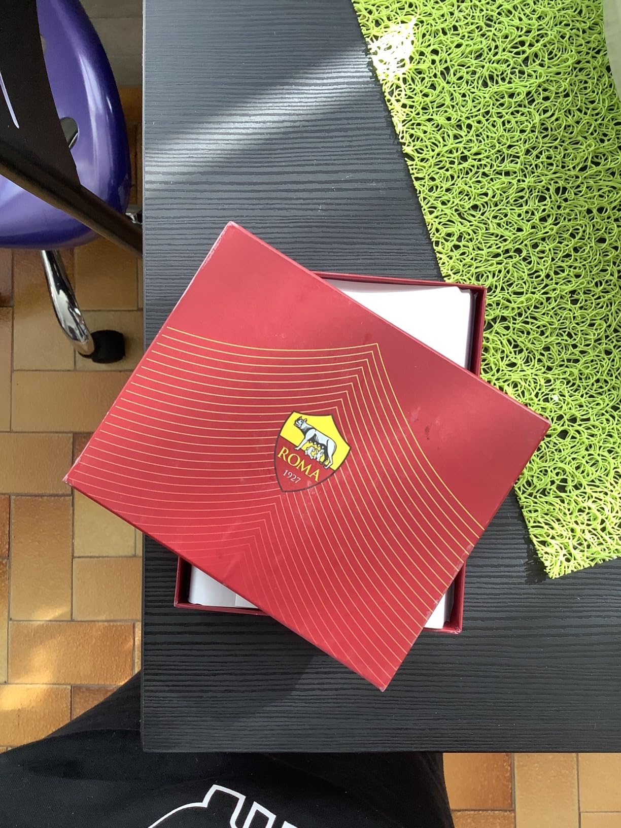 Roma Fanshop Accessori Portafoglio in Pelle Logo Roma Ufficiale