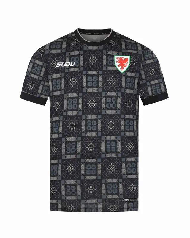 Wales Goalkeeper Kit maglia portiere nera M adulto
