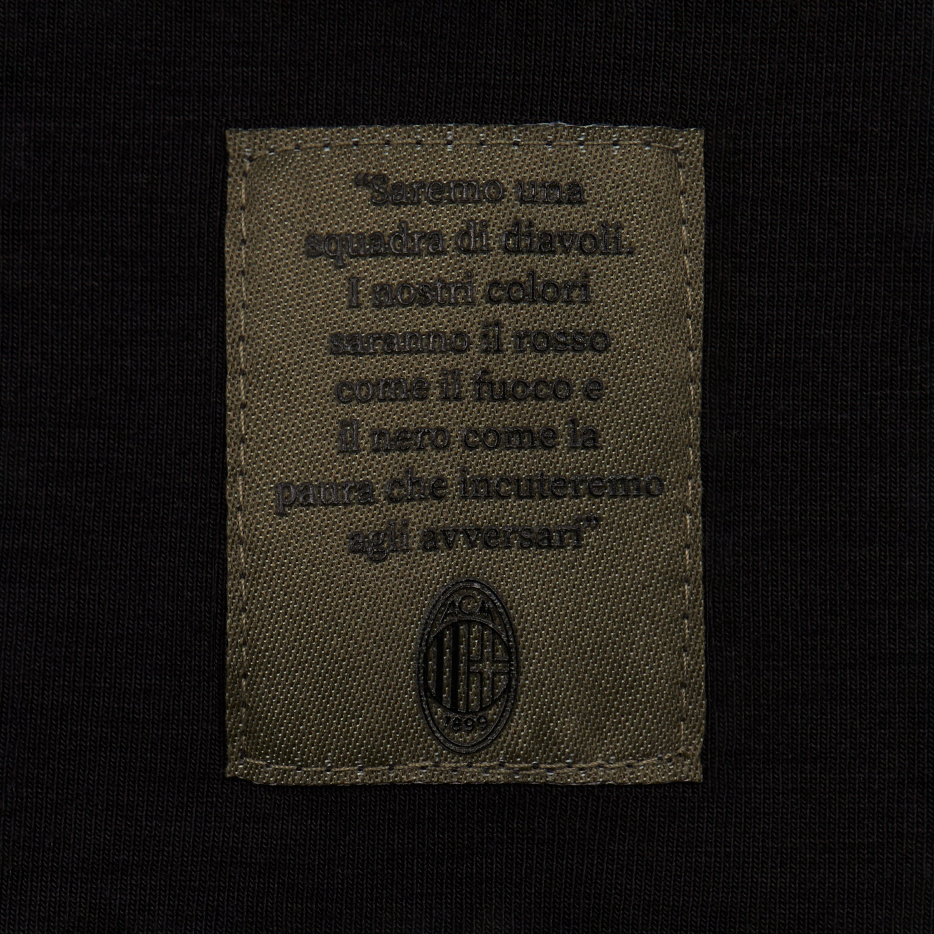 AC Milan Puma x ACM Golf Club felpa nera 1/4 zip uomo