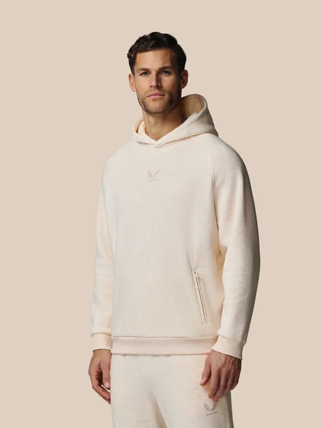 Castore Adapt hoodie uomo cotone fleece oatmeal