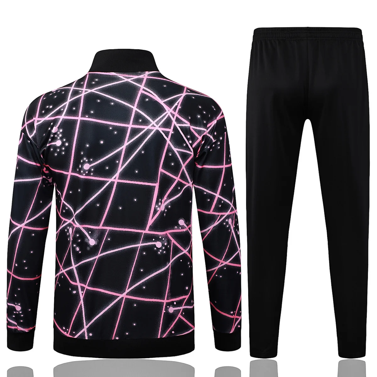 PSG Jordan 2025/26 tuta nera rosa full zip