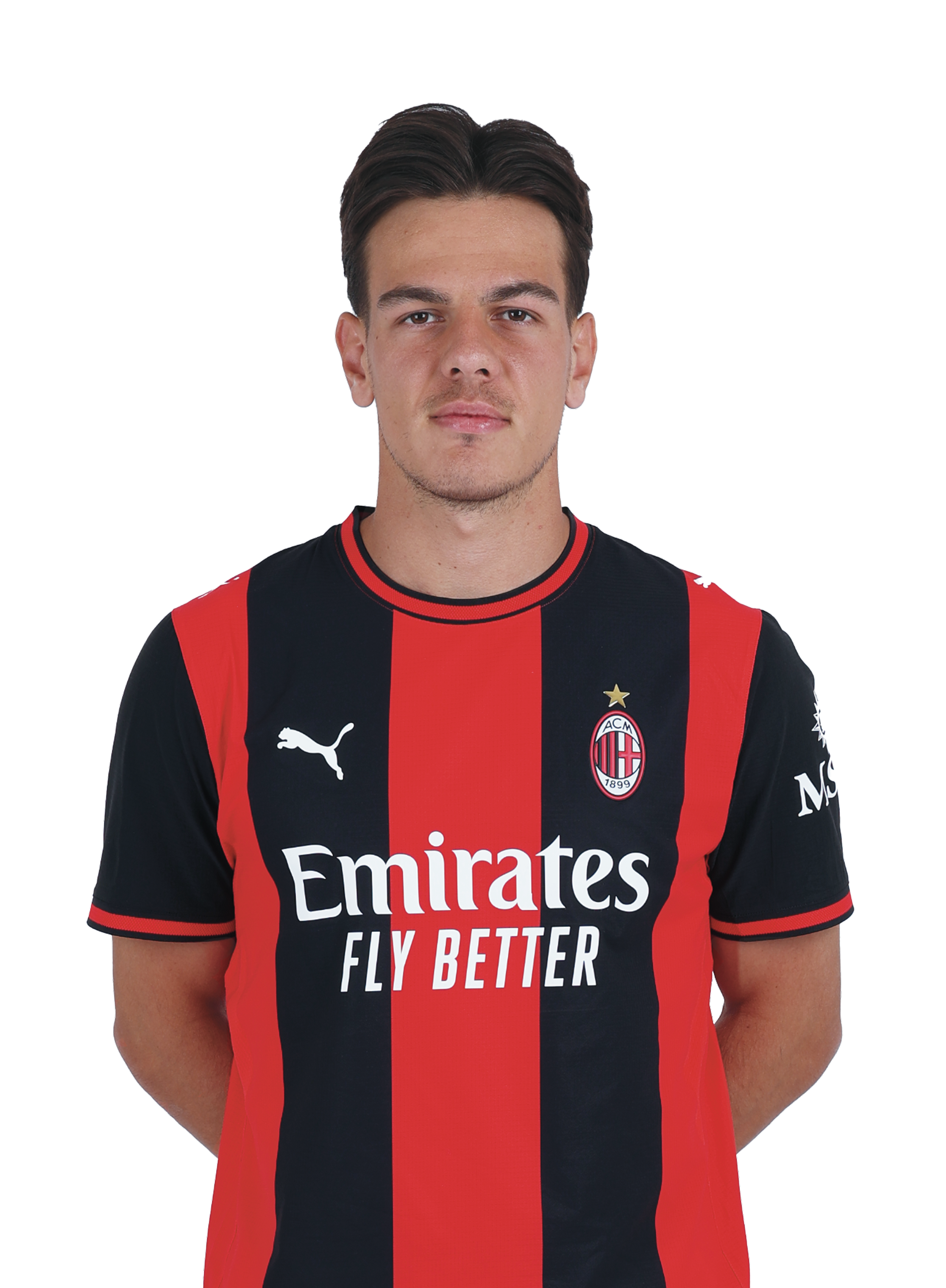 AC Milan Kit Gara Jashari 30 maglia uomo numero 30
