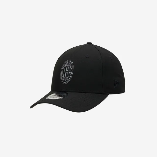 AC Milan 9Forty Cappellino Nero New Era Logo Visiera Curva