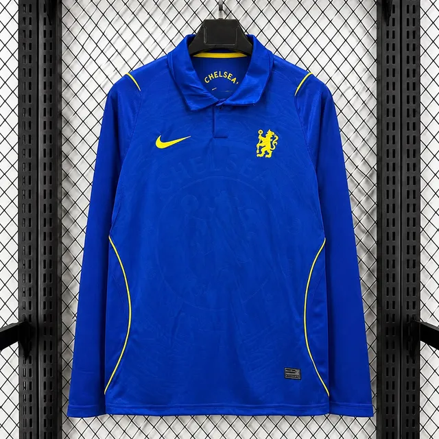 Chelsea Maglia 2026/27 manica lunga maglia calcio blu home