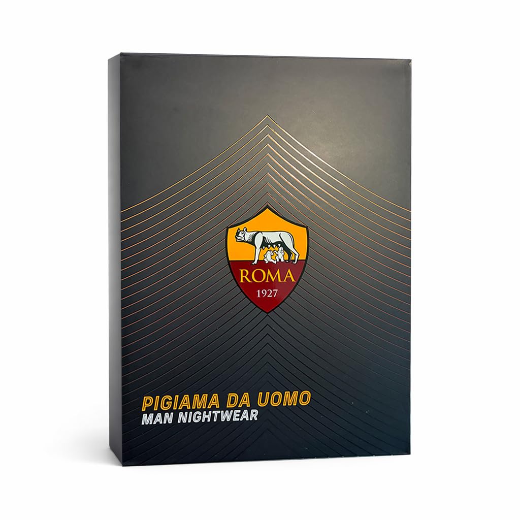 Roma Fanshop Pigiama Giacca Pantalone Logo cotone M