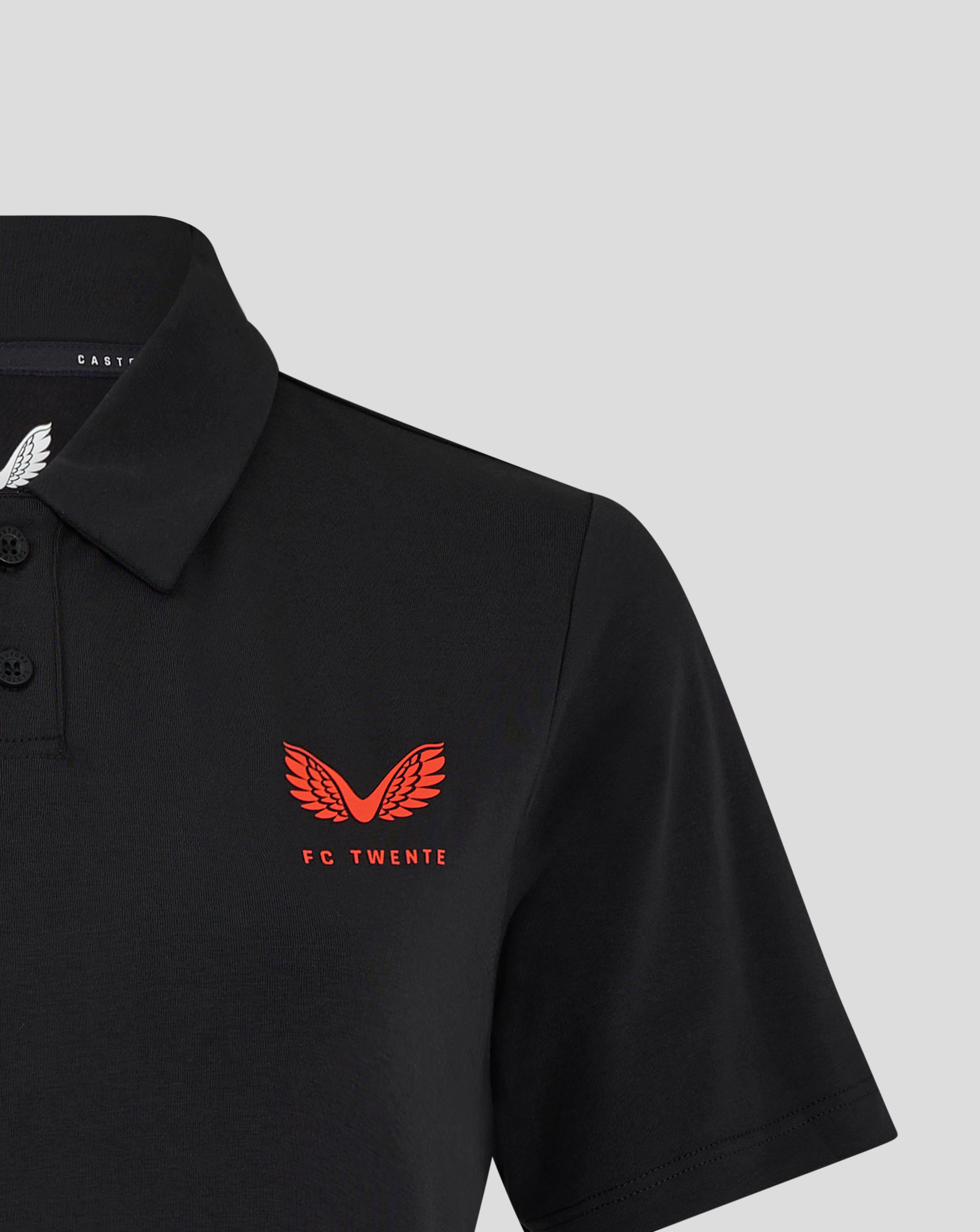 Twente Travel Travel Polo polo donna nera traspirante