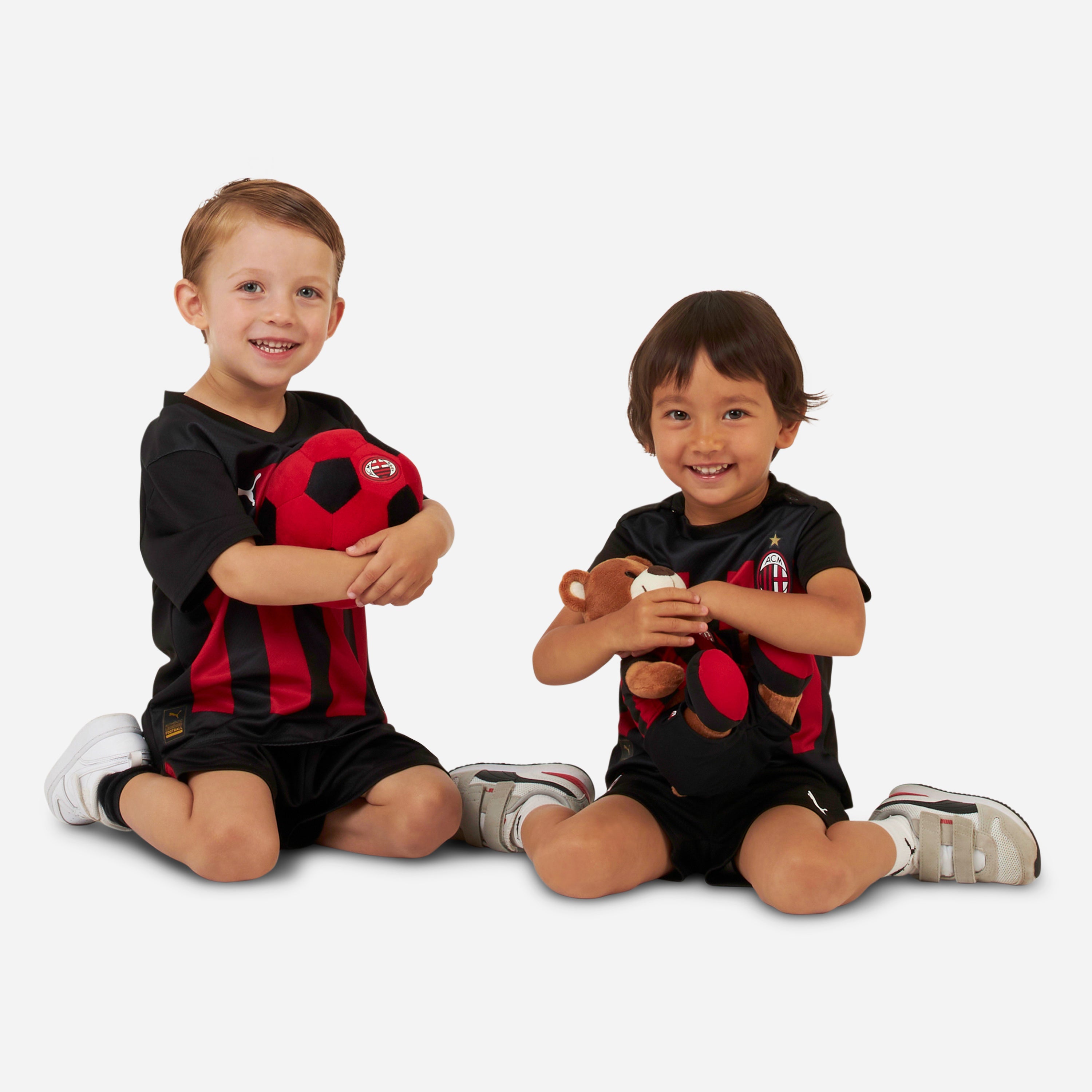 AC Milan Kit Gara Milan Home 2022/23 Mini Kit Bambino Rossonero