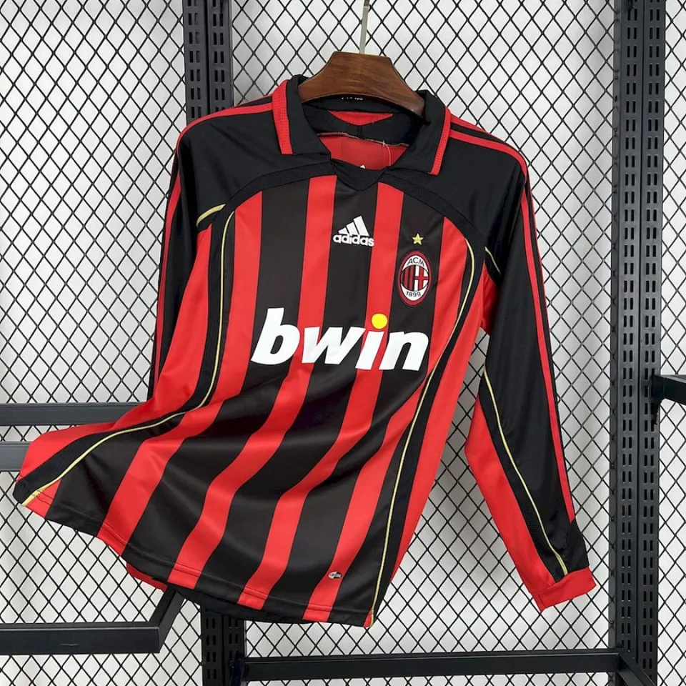 Tifoso Store Milan 2006/07 Maglia Calcio Manica Lunga Retro