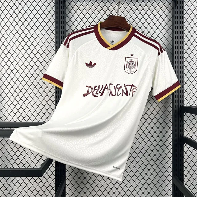 Tifoso Store Maglie da Calcio Spagna 2026 Dellafuente maglia bianca