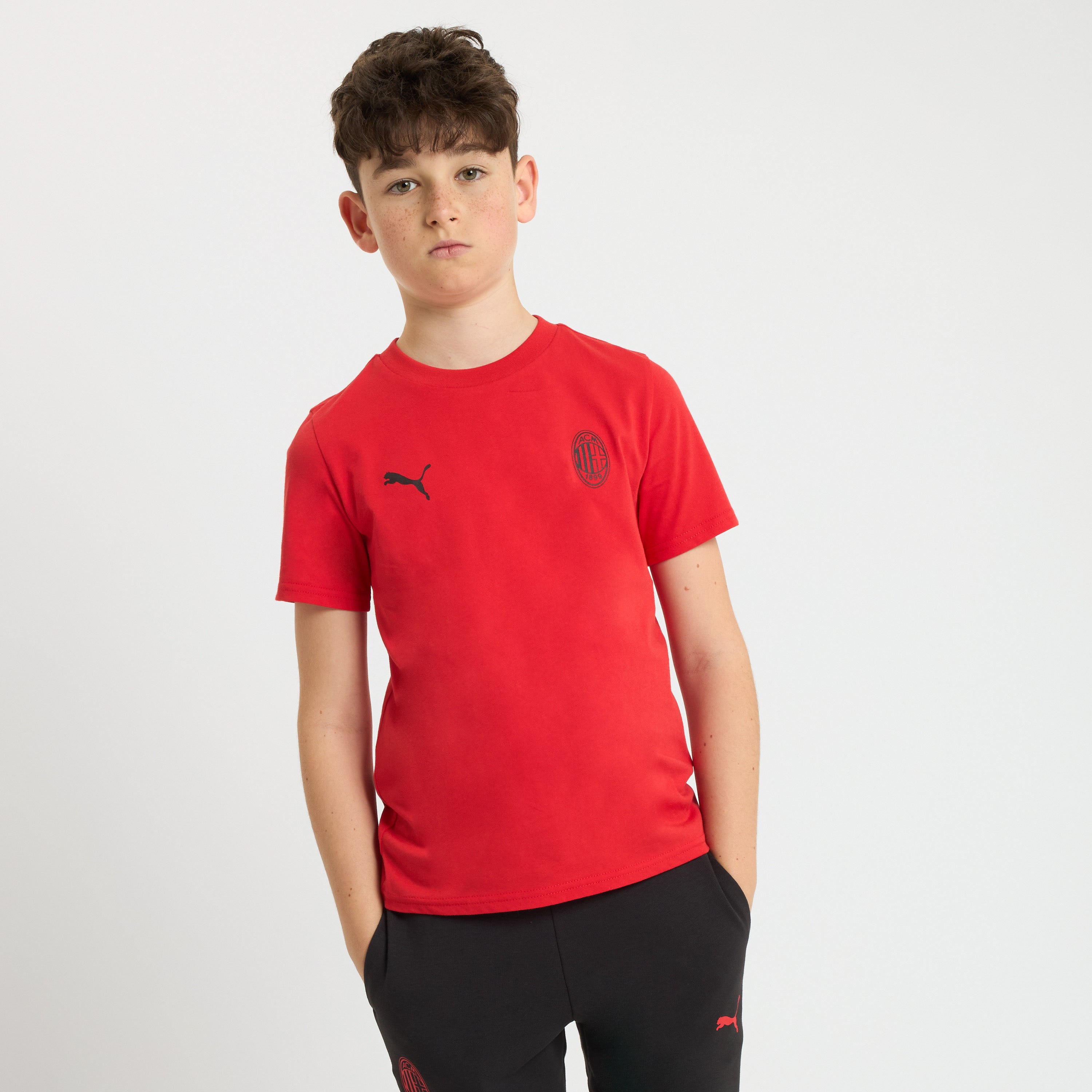 AC Milan Essential T-Shirt Bambini Rossa 8 Anni