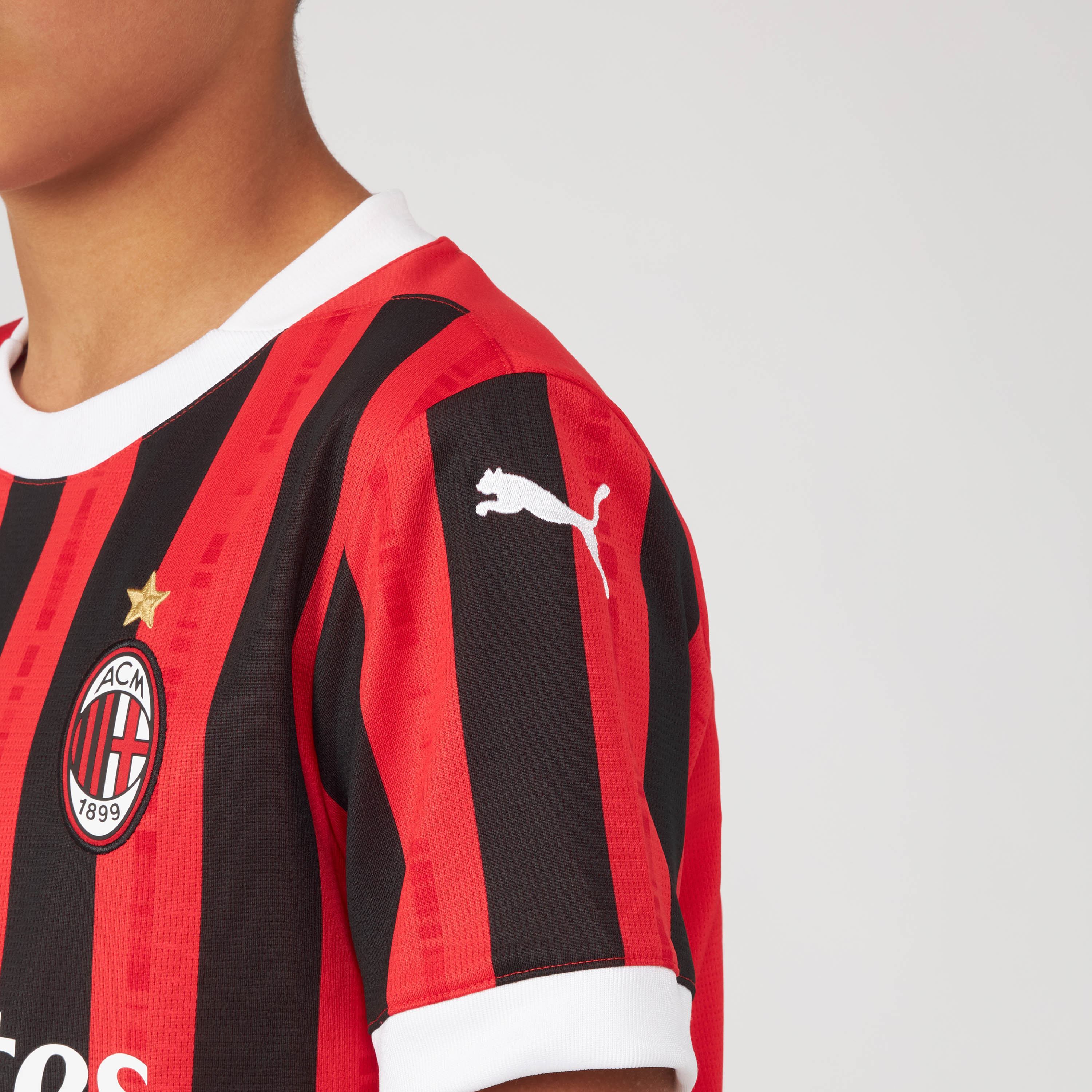 AC Milan Home 2024/25 maglia bambino rossonera