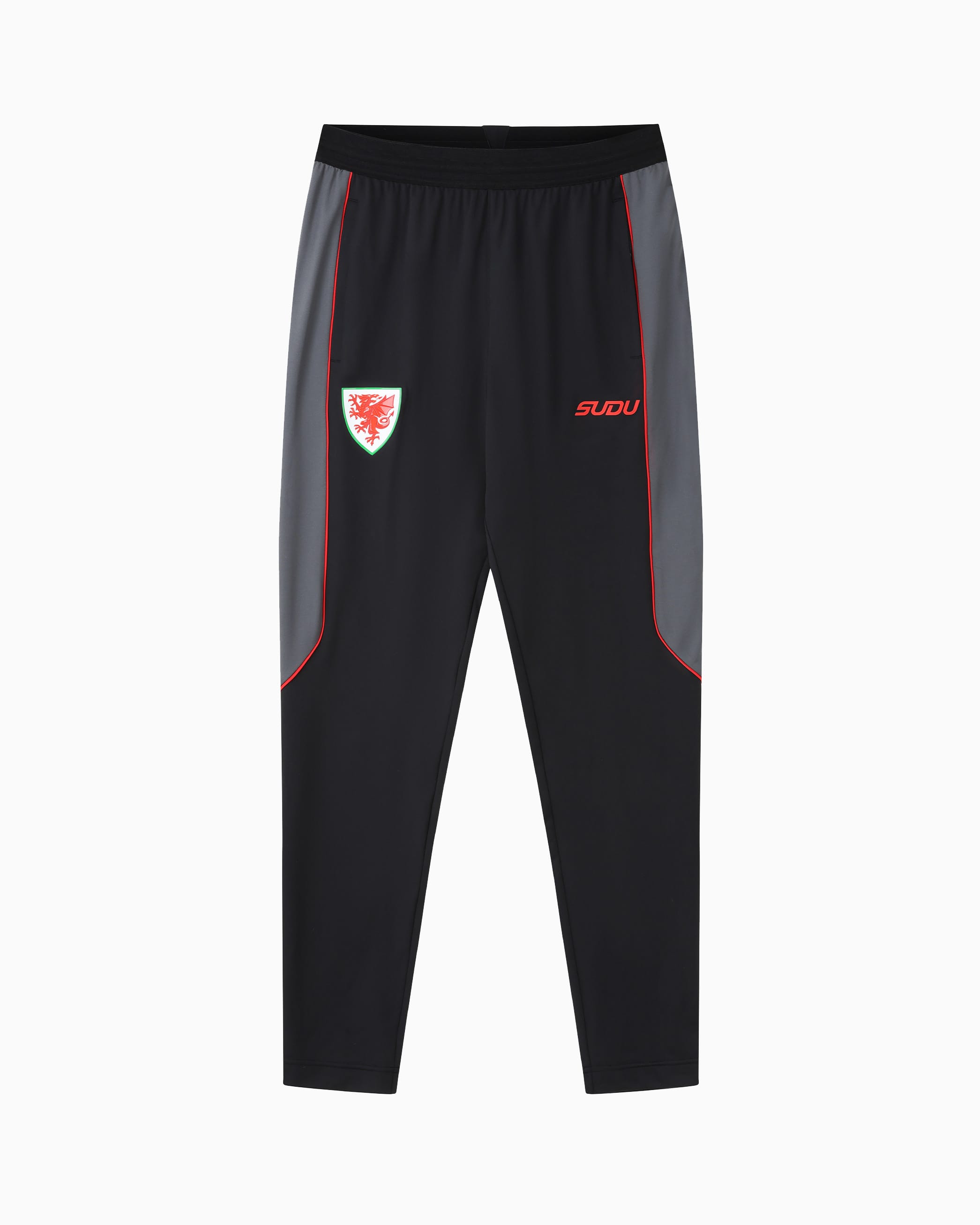 Wales Training pantaloni SUDU 2026-28 Staff neri tapered